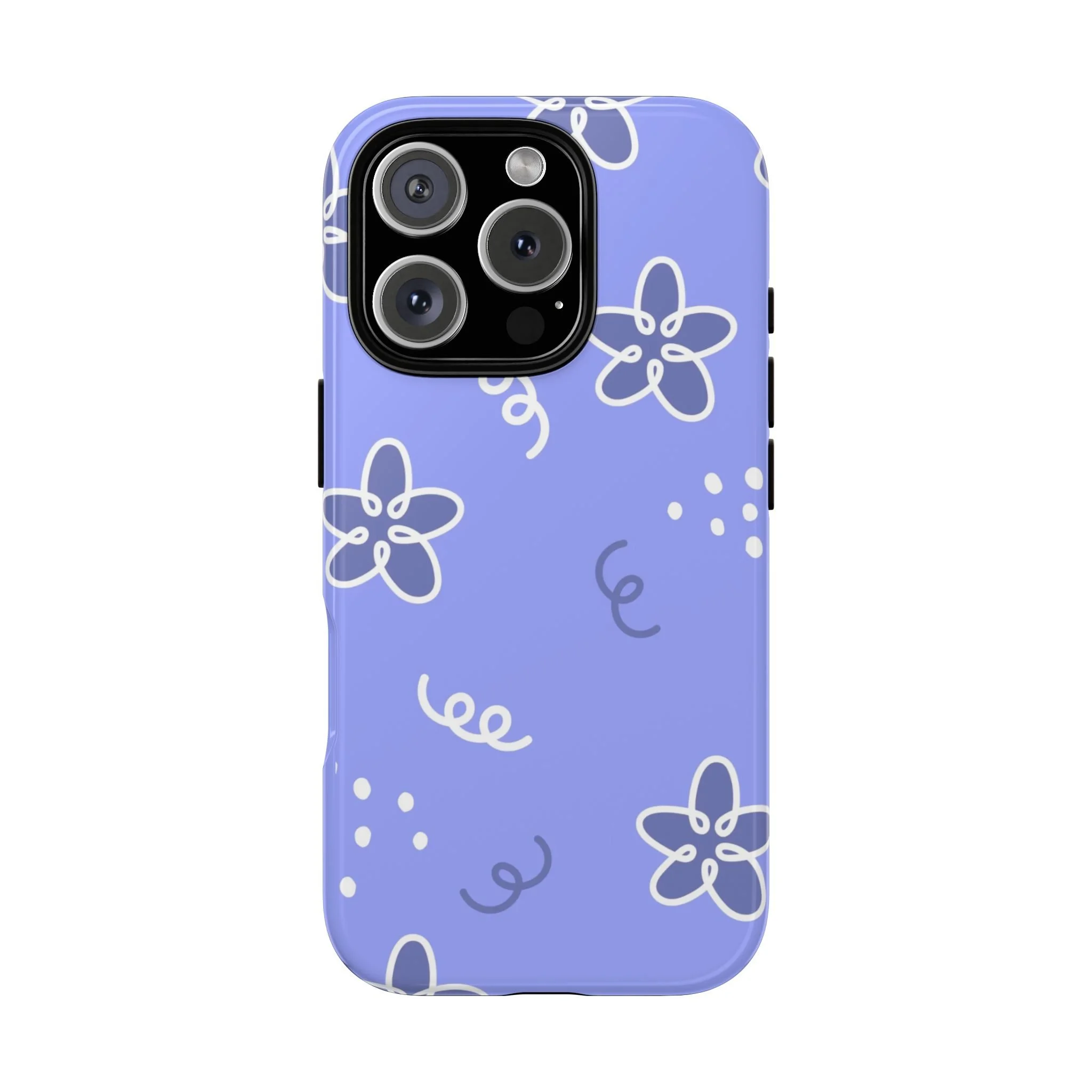 Purple Floral | Tough Phone Case