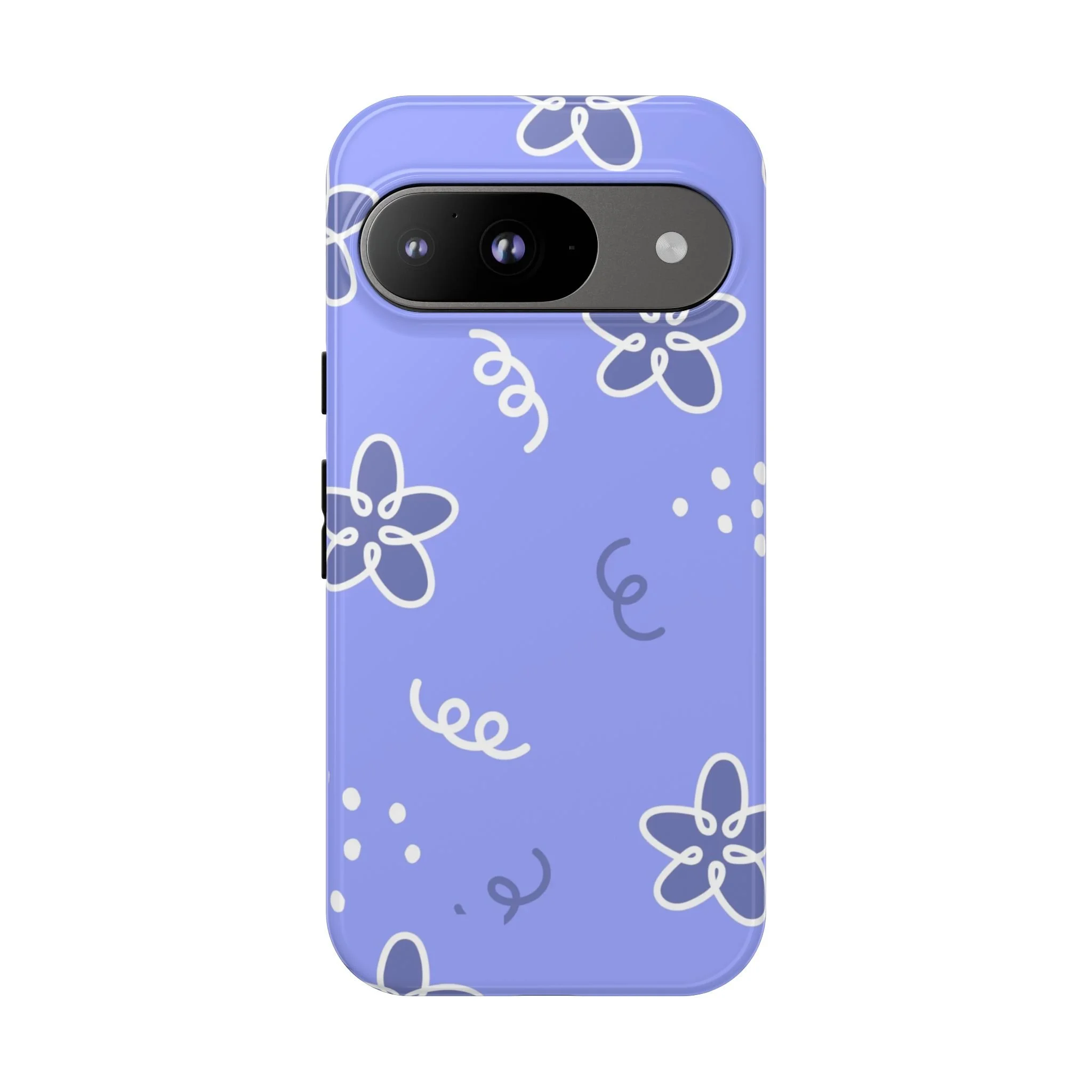 Purple Floral | Tough Phone Case