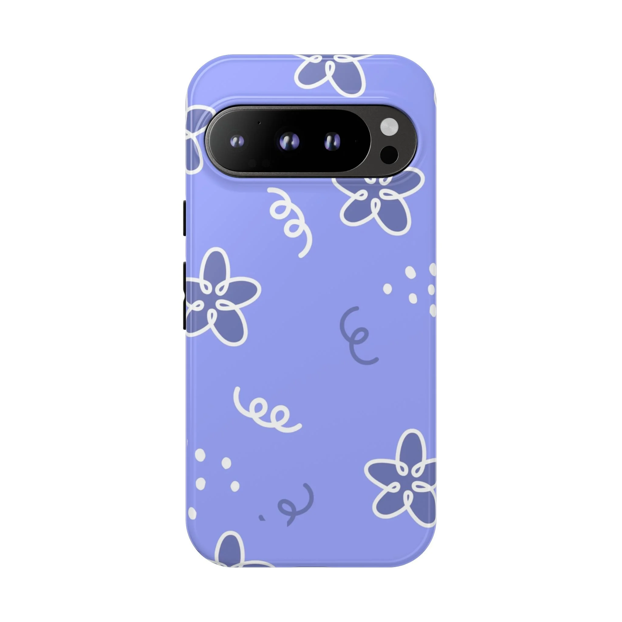Purple Floral | Tough Phone Case