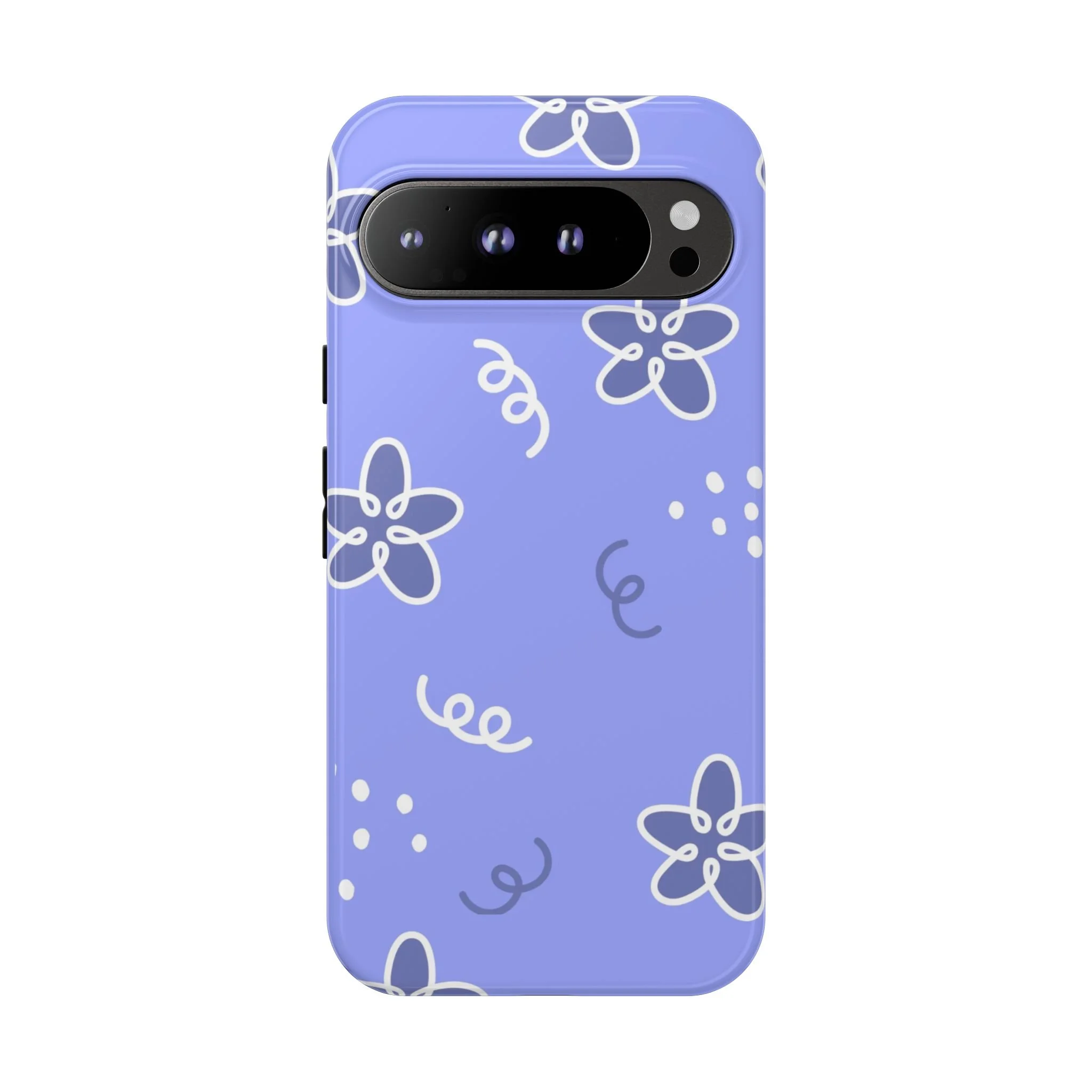Purple Floral | Tough Phone Case