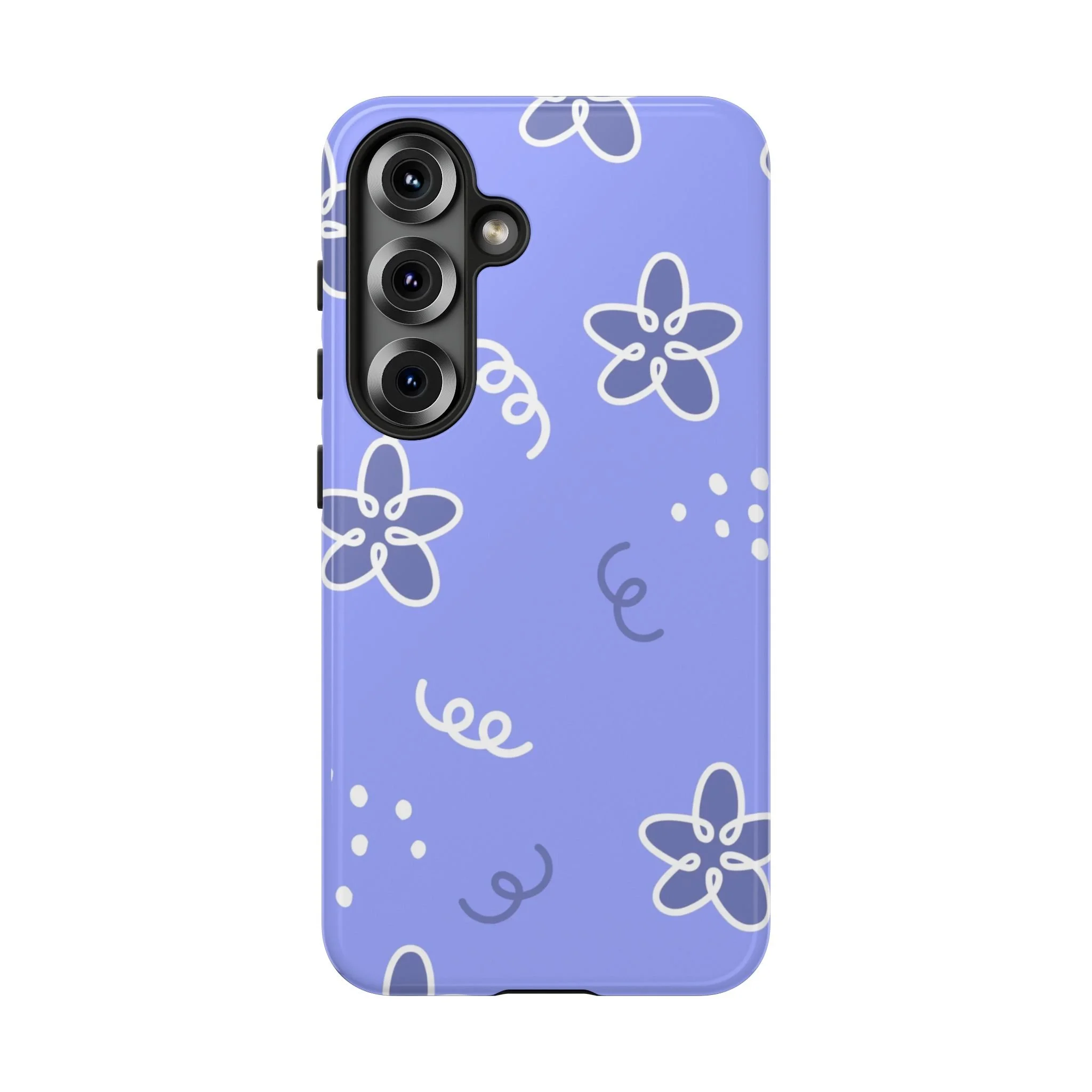 Purple Floral | Tough Phone Case