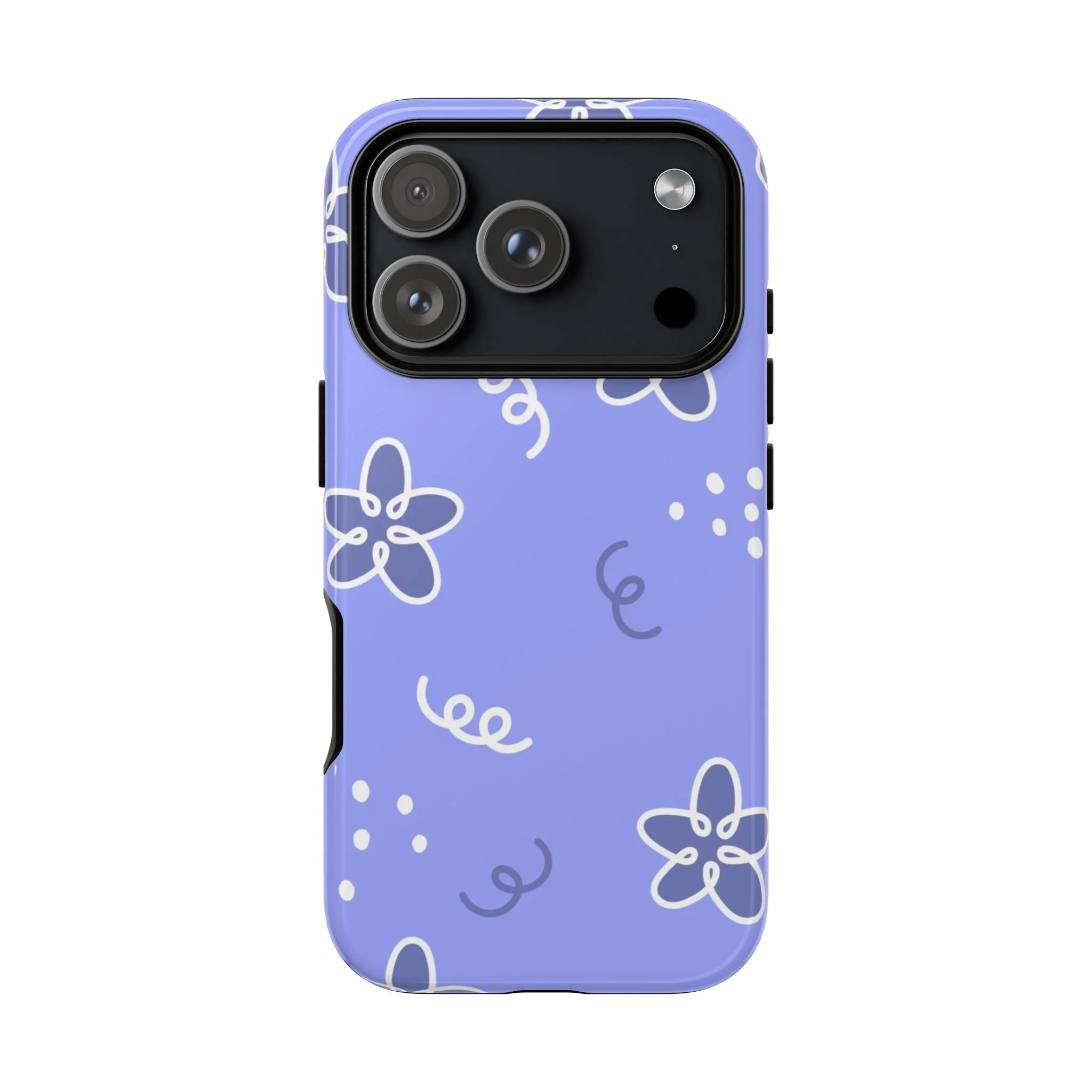 Purple Floral | Tough Phone Case