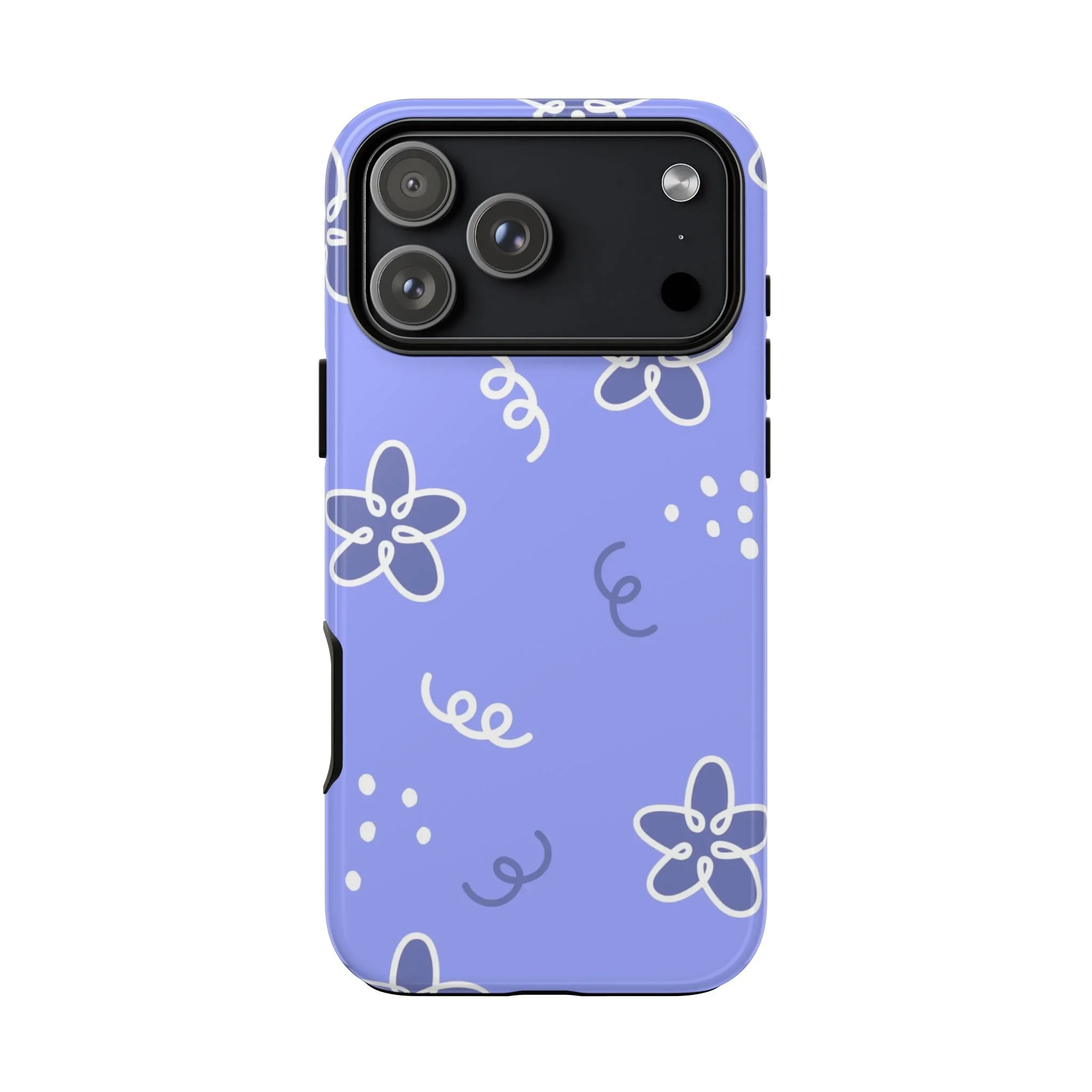 Purple Floral | Tough Phone Case
