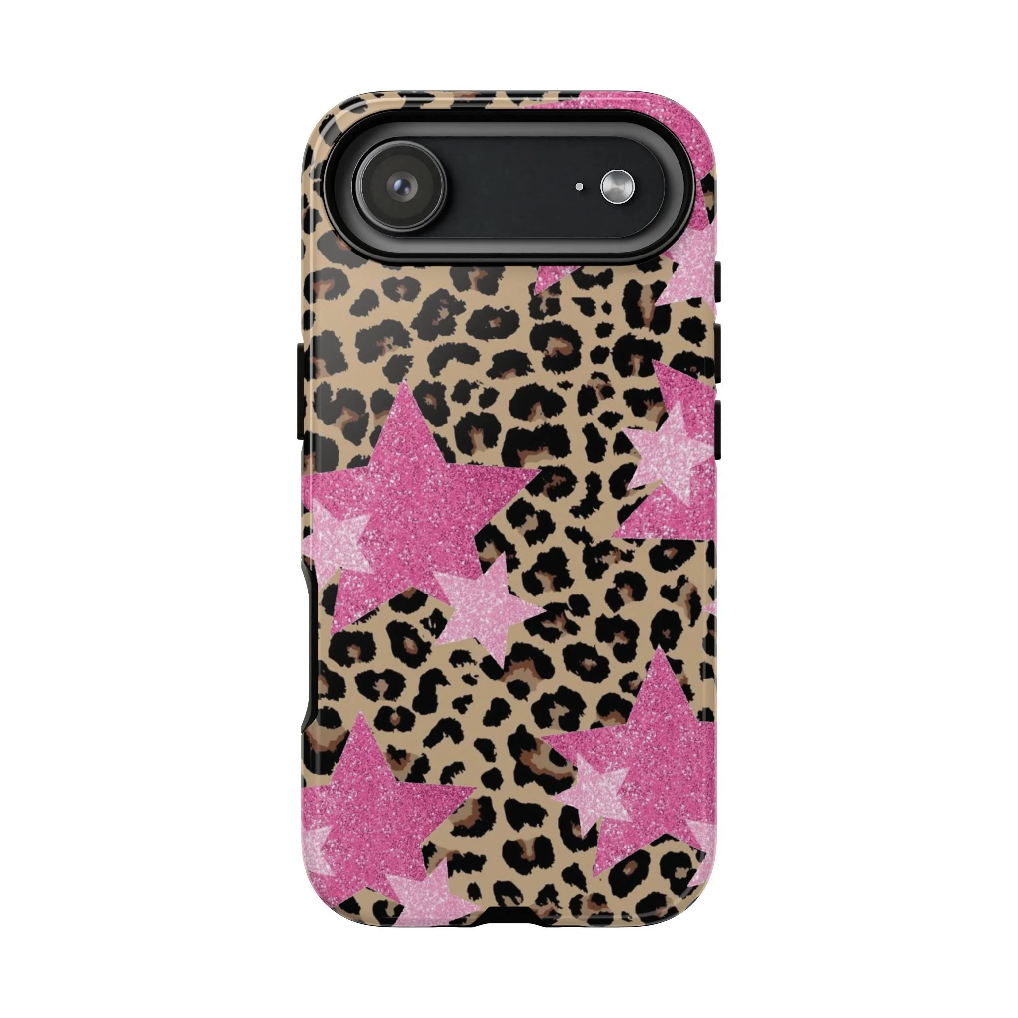 Pink Cheetah Stars | Tough Phone Case