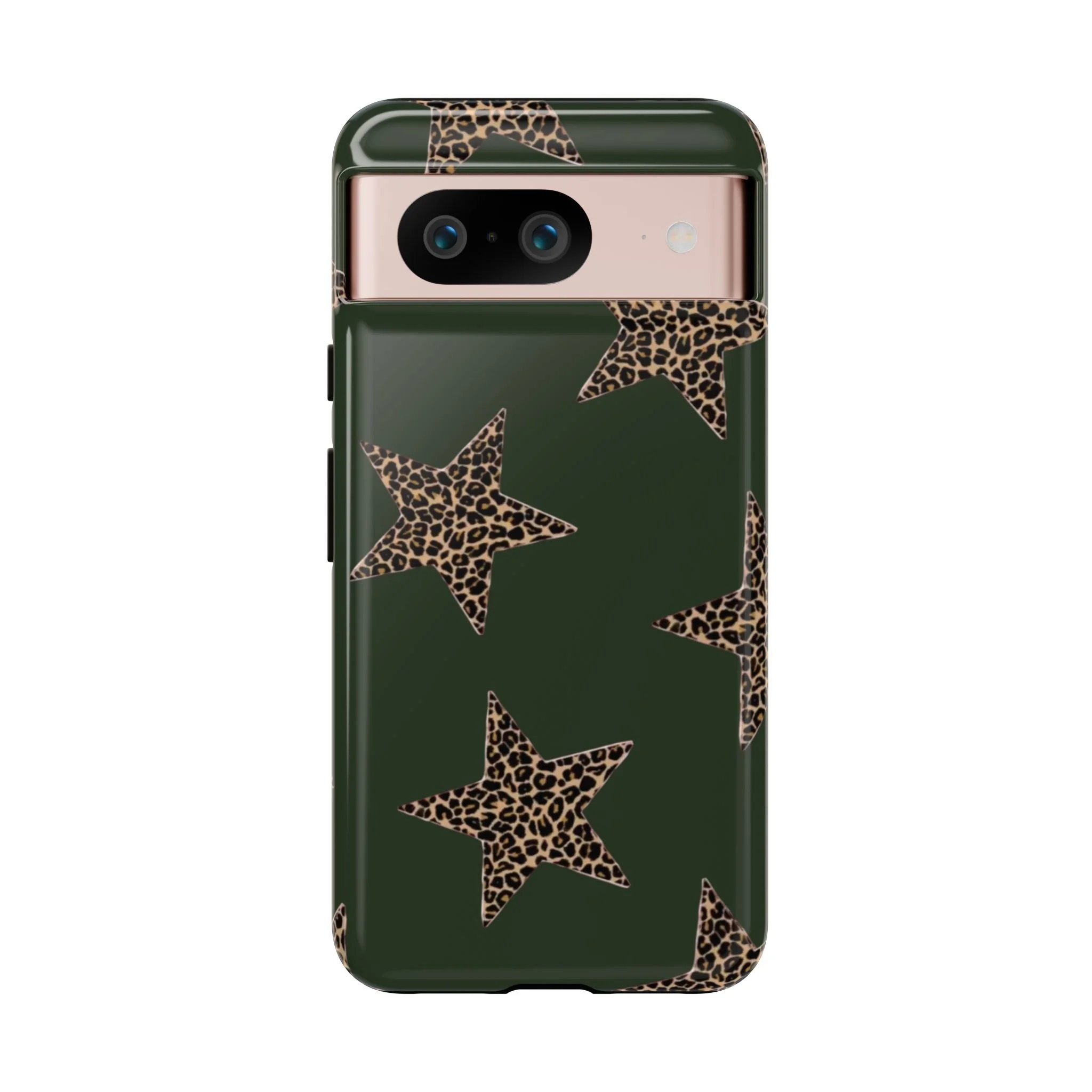 Deep Green Cheetah Stars | Tough Phone Case