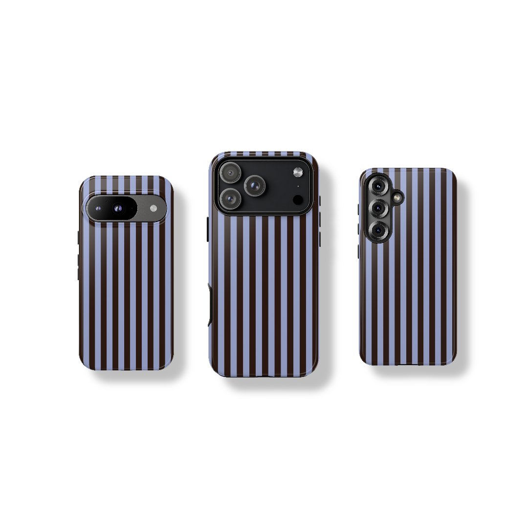 Dark Chocolate Stripes | Tough Phone Case
