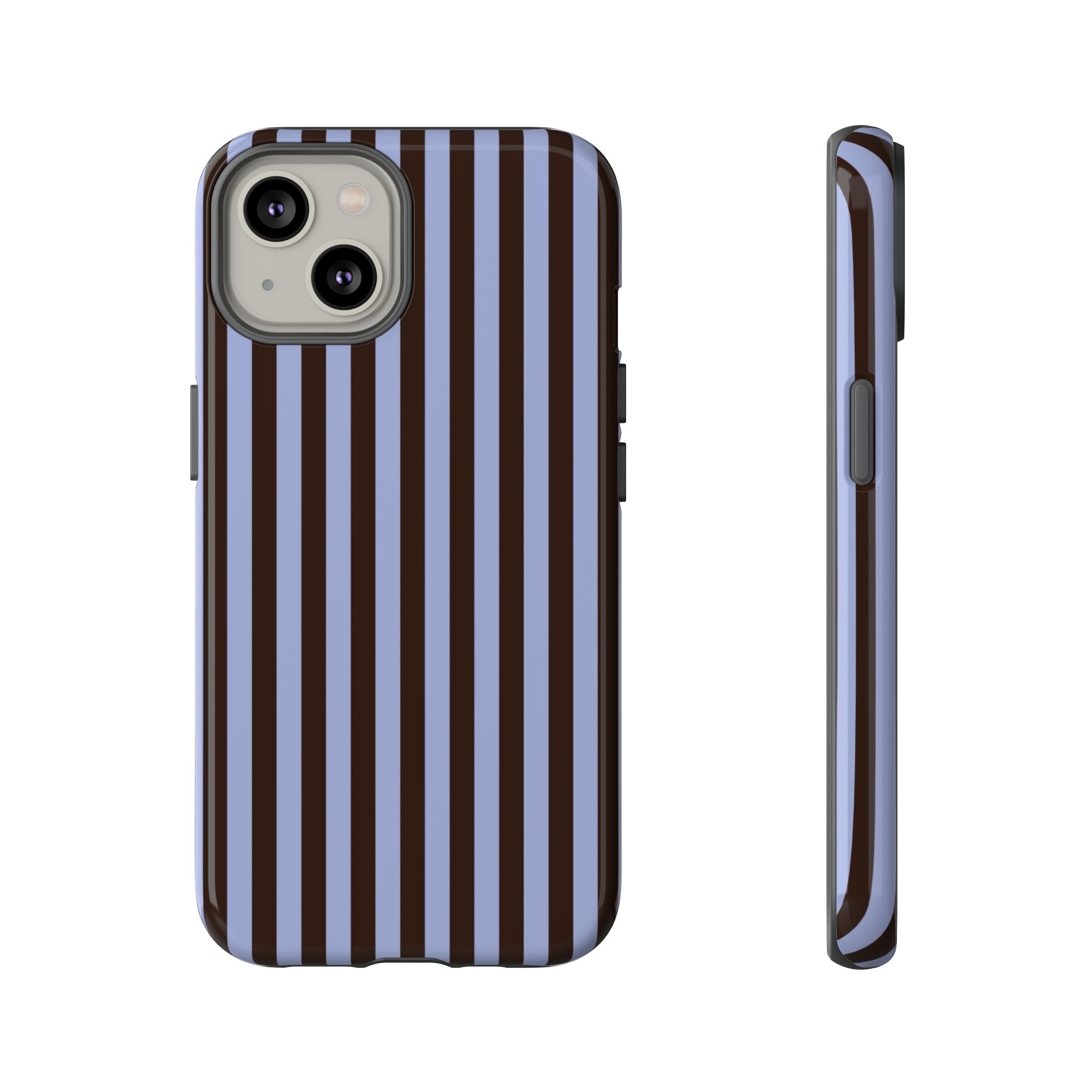 Dark Chocolate Stripes | Tough Phone Case