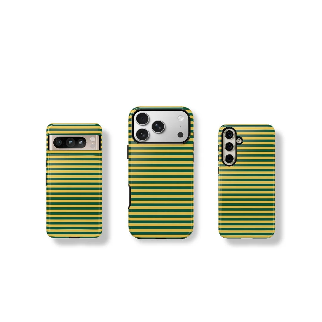 Golden Forest Lines | Tough Phone Case