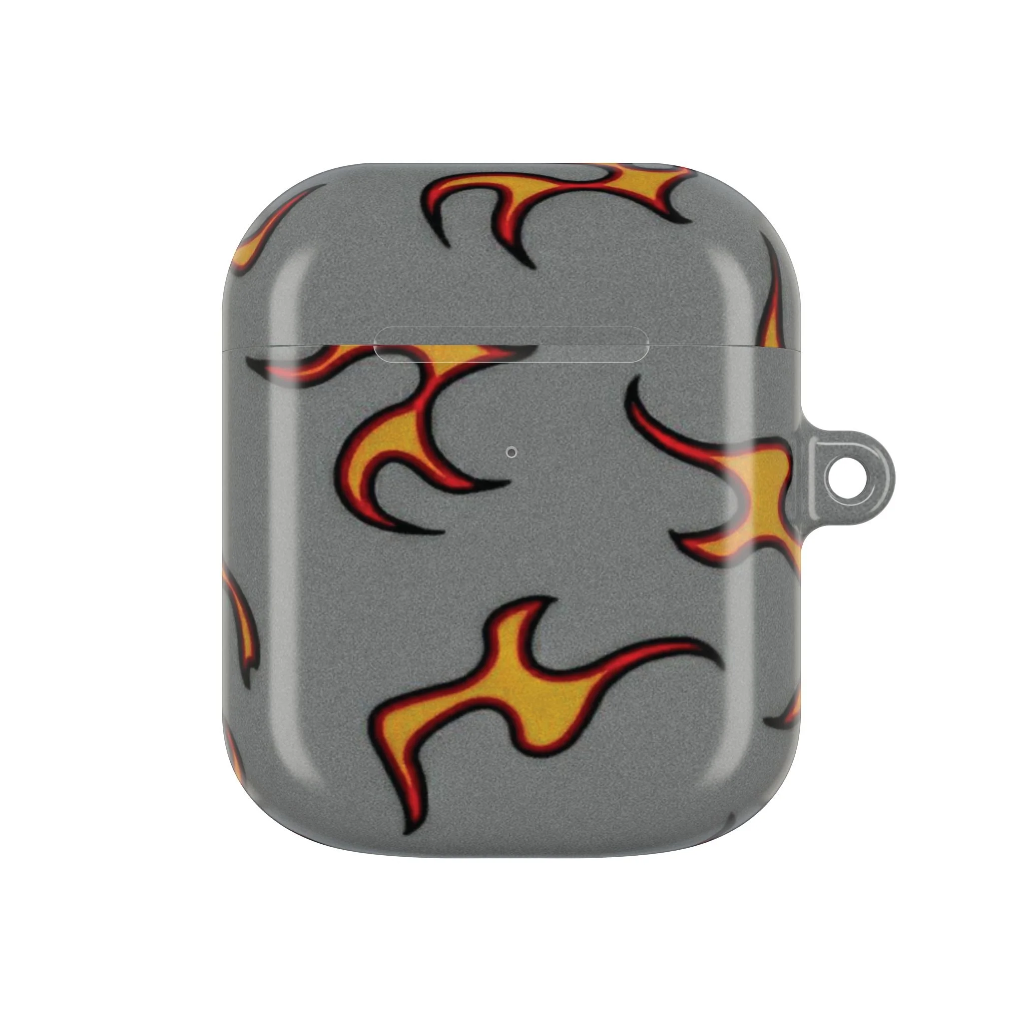 Flame-Patterned AirPod Case - Stylish Protection for Music Lovers