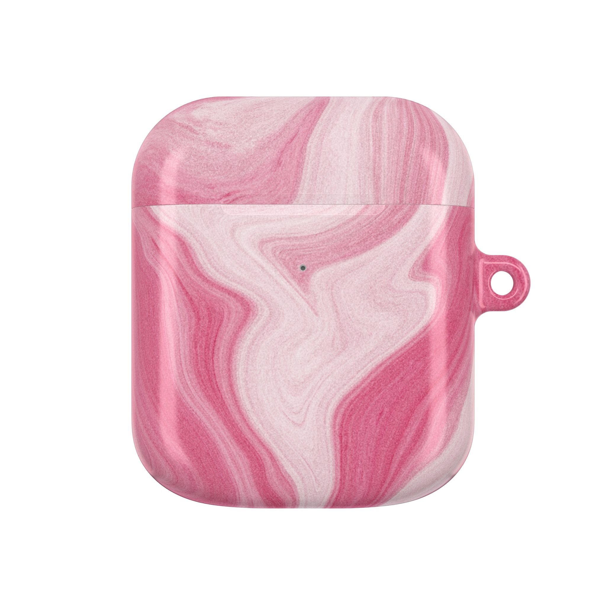 Pink Marble AirPod Case - Stylish and Trendy Protective Cover