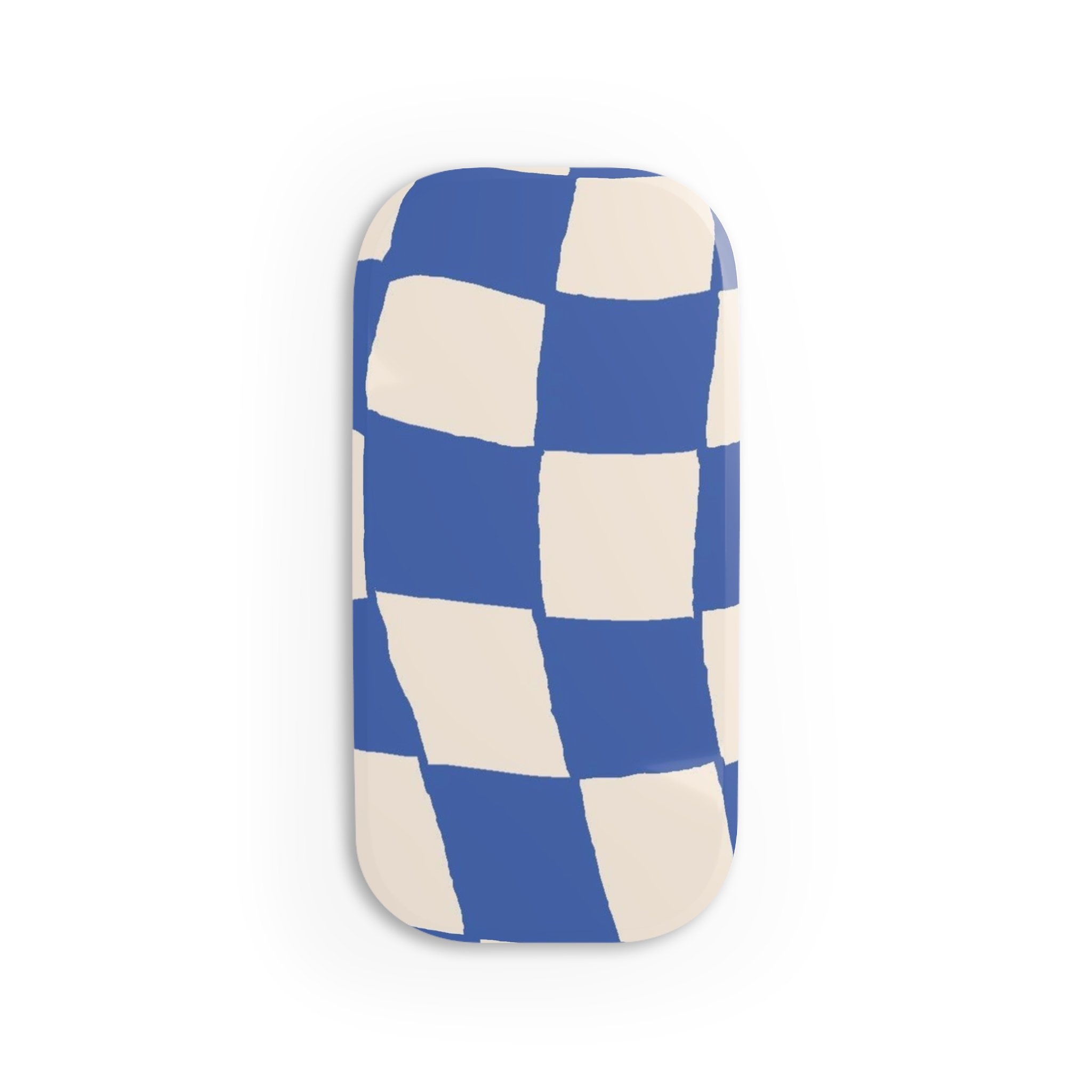 Blue Checkered Phone Grip -