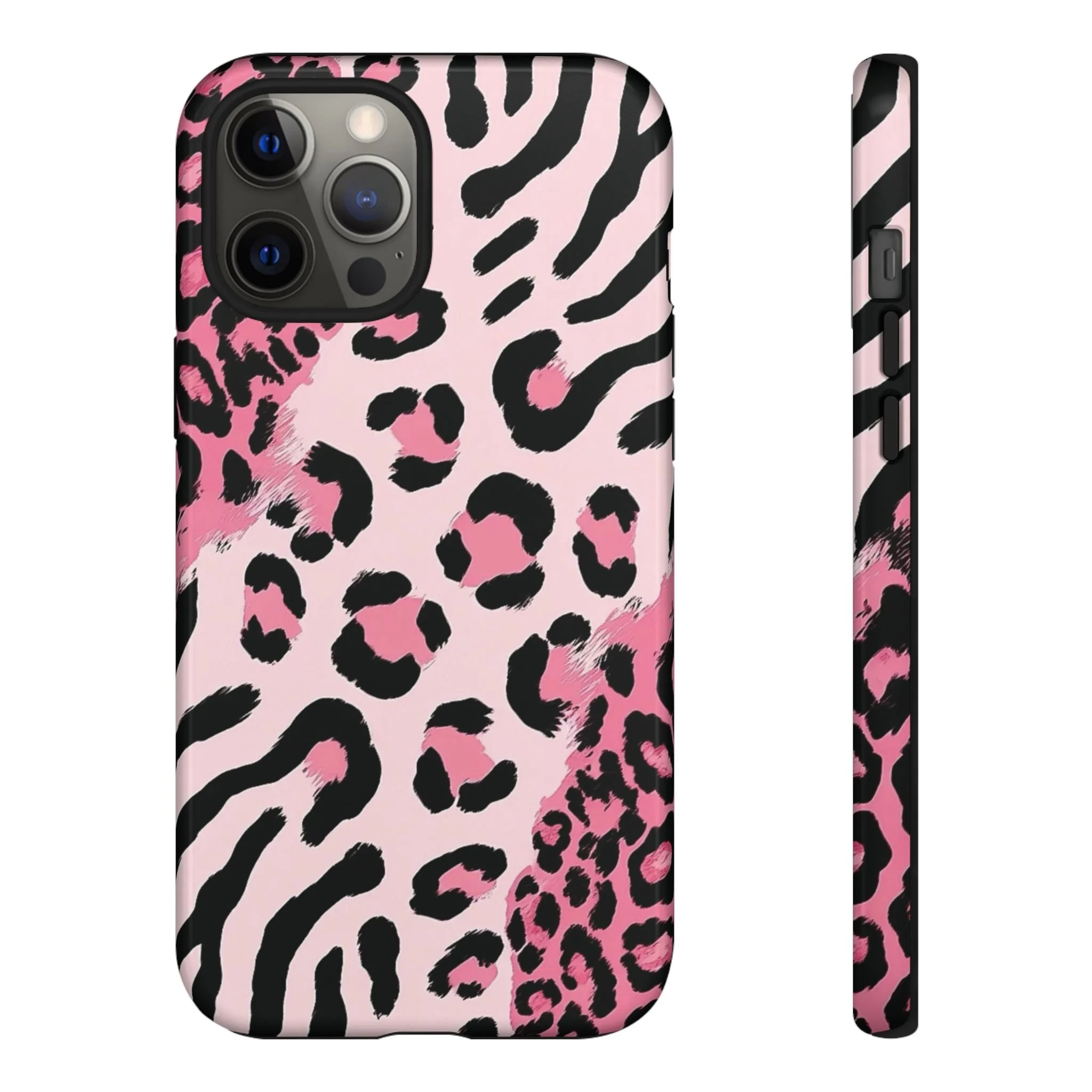 Pink Edgy Animal Print | Tough Phone Case
