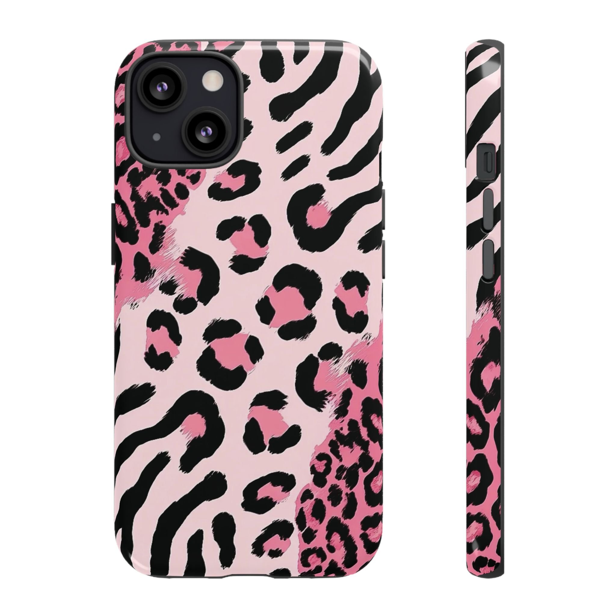 Pink Edgy Animal Print | Tough Phone Case