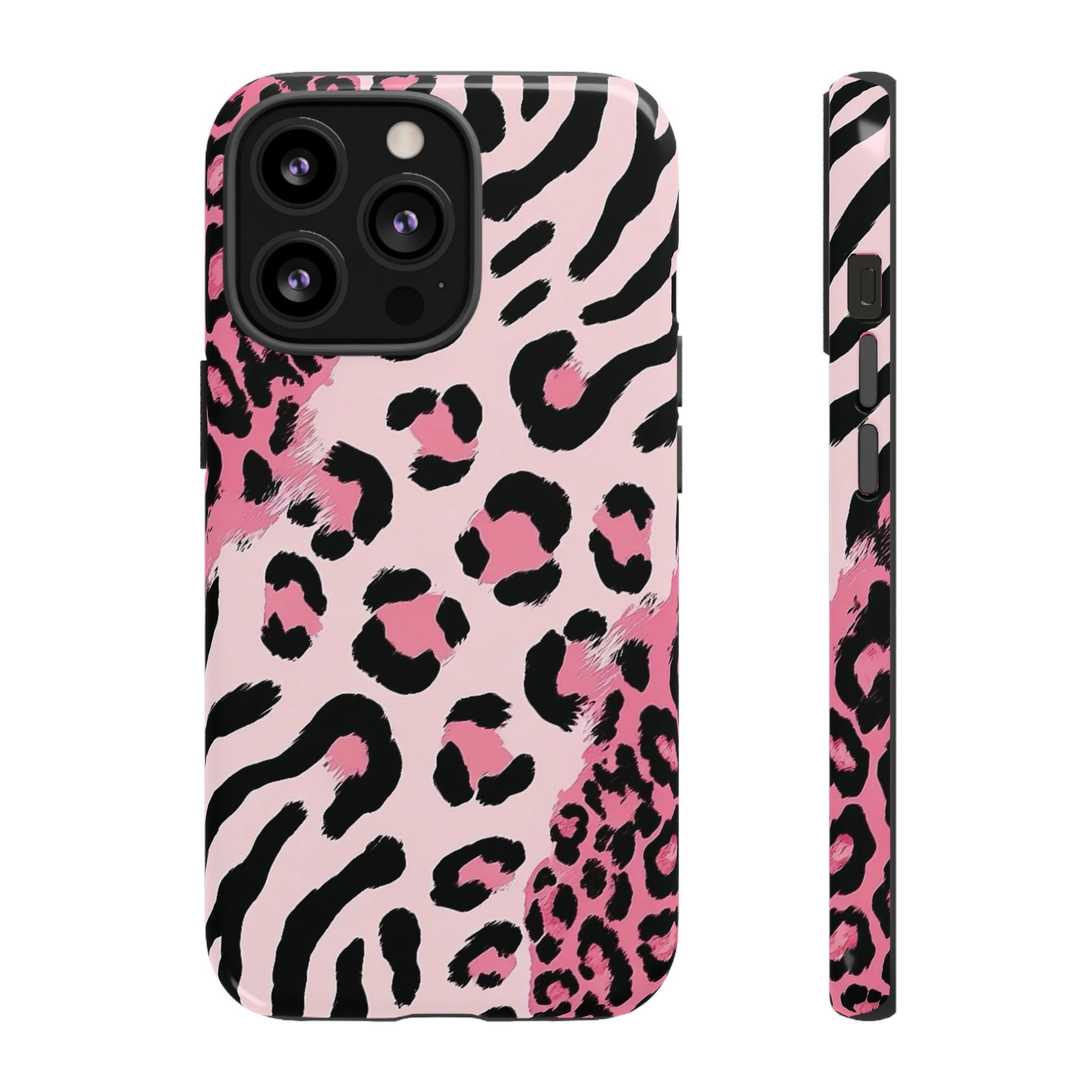 Pink Edgy Animal Print | Tough Phone Case