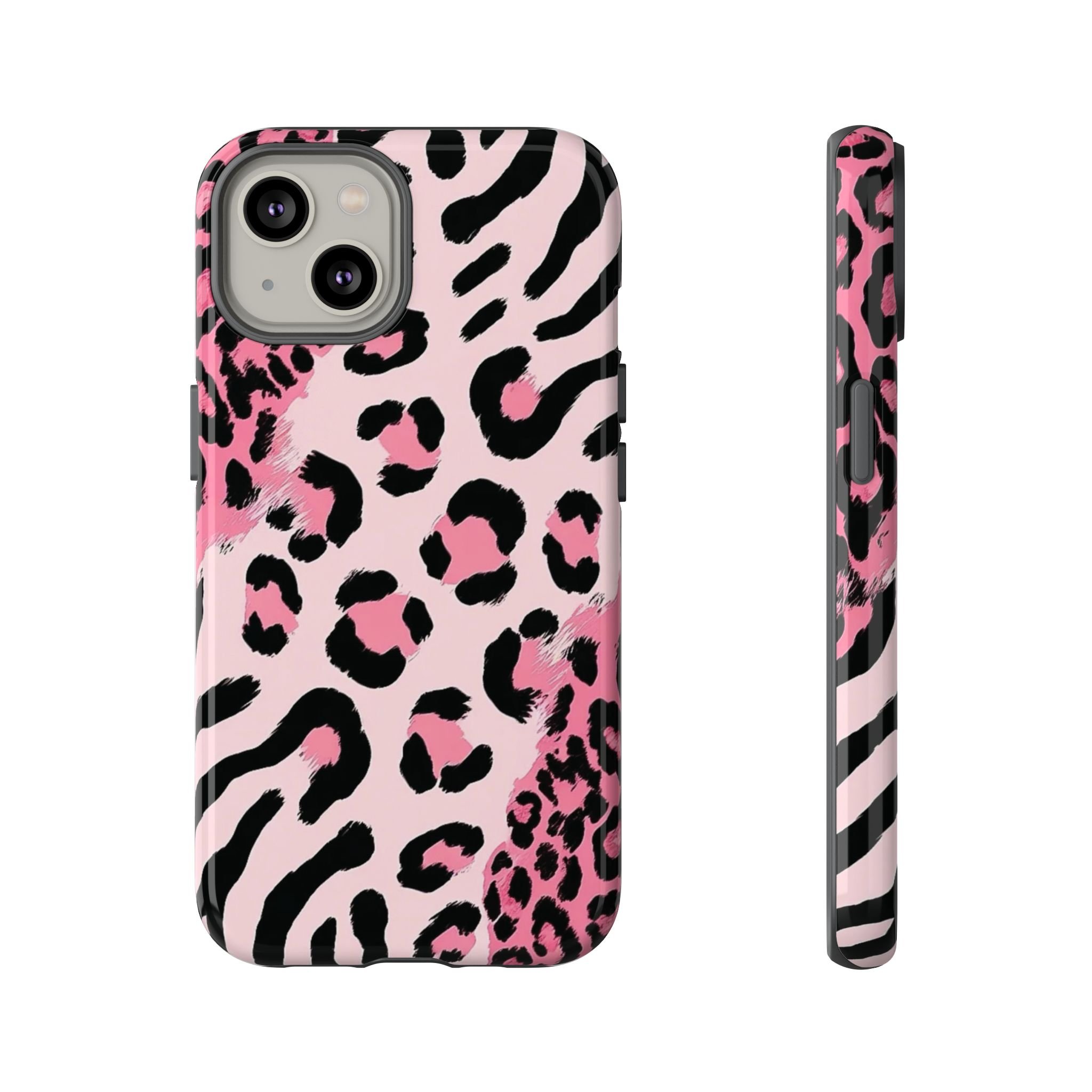 Pink Edgy Animal Print | Tough Phone Case