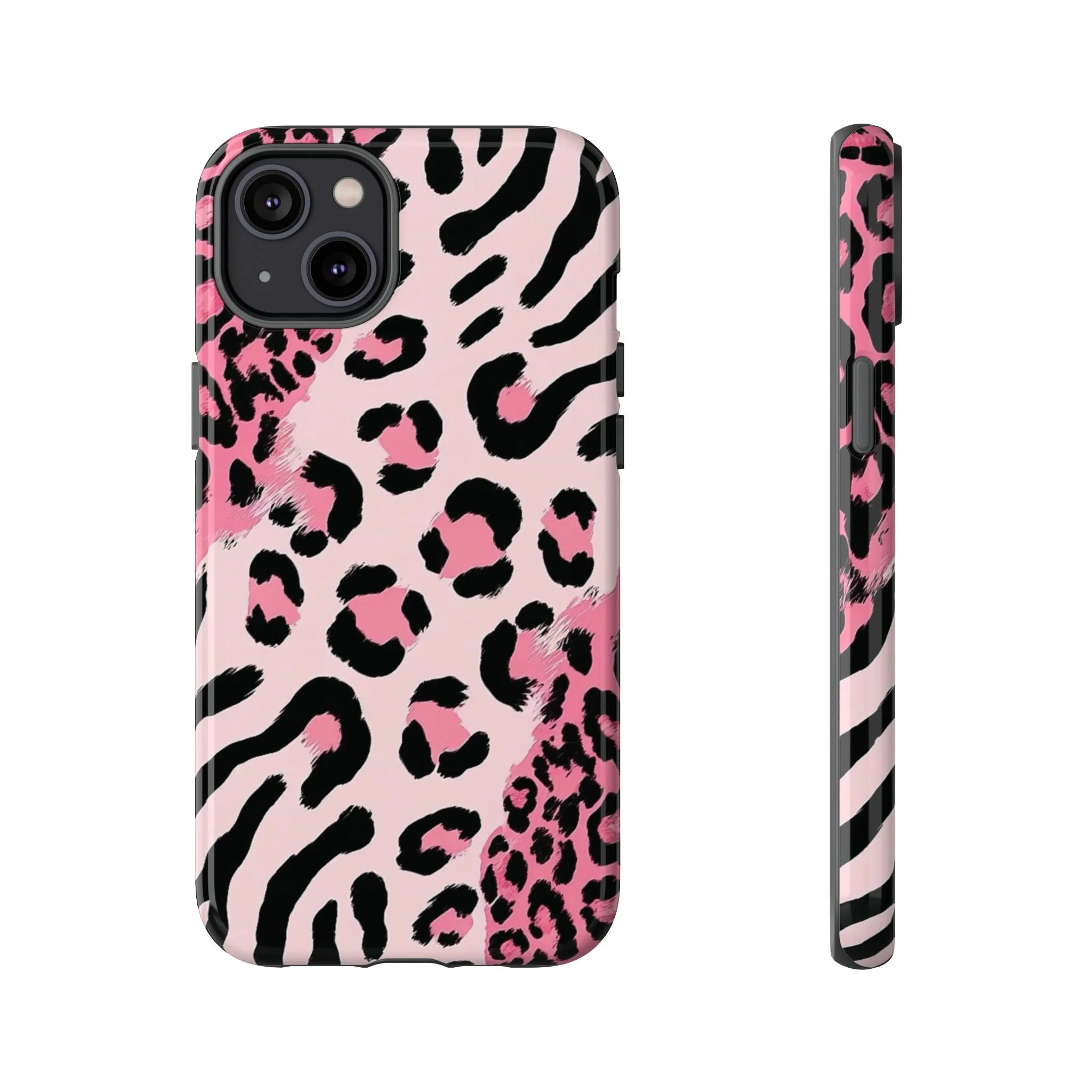 Pink Edgy Animal Print | Tough Phone Case