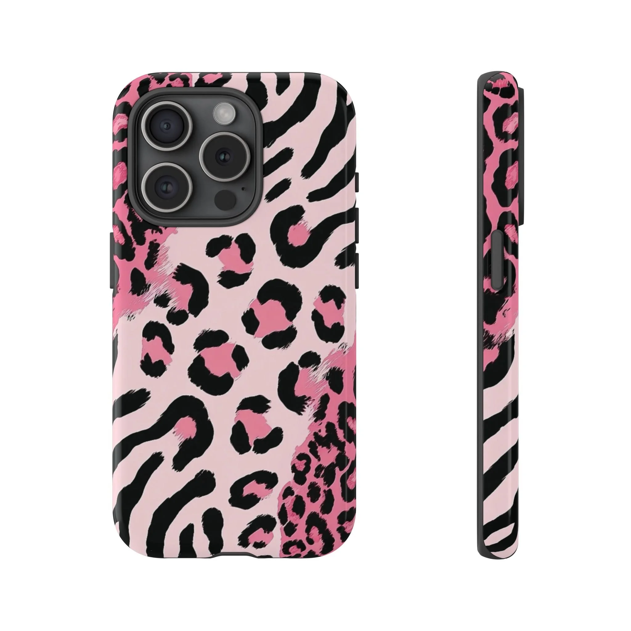 Pink Edgy Animal Print | Tough Phone Case