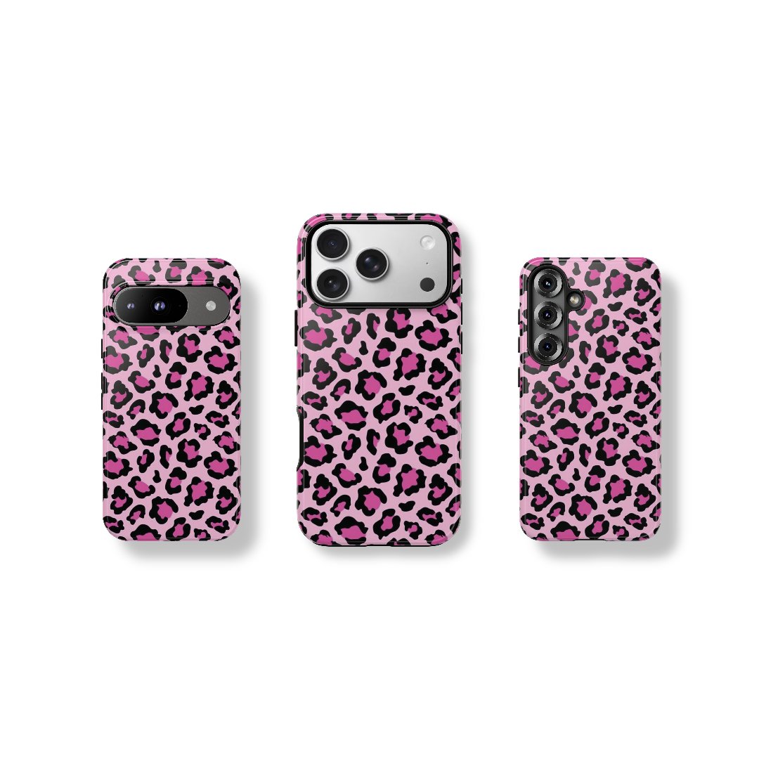 Pink Edgy Cheetah Print | Tough Phone Case