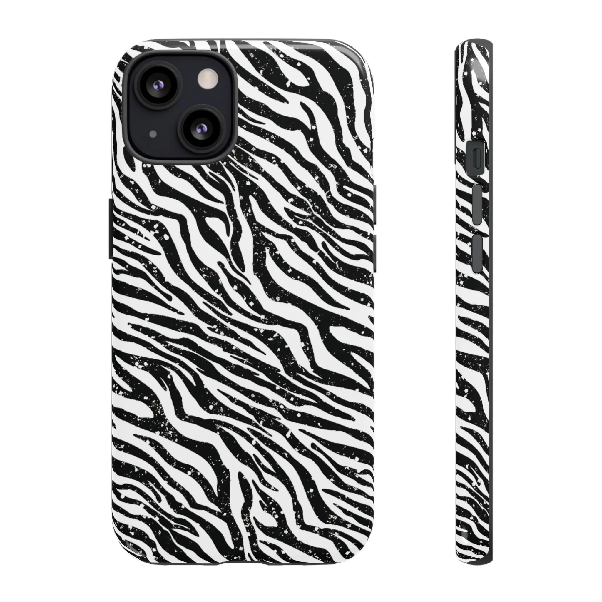 Shimmering Zebra Print | Tough Phone Case