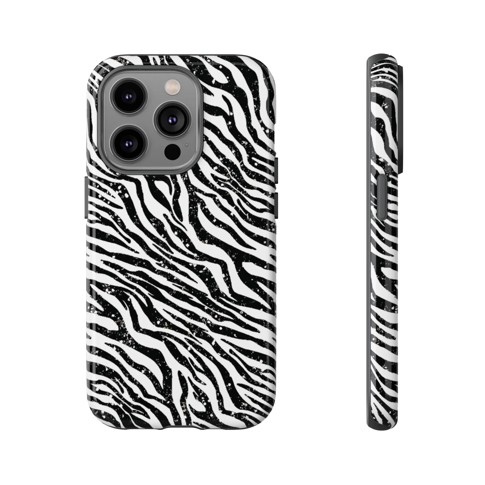 Shimmering Zebra Print | Tough Phone Case