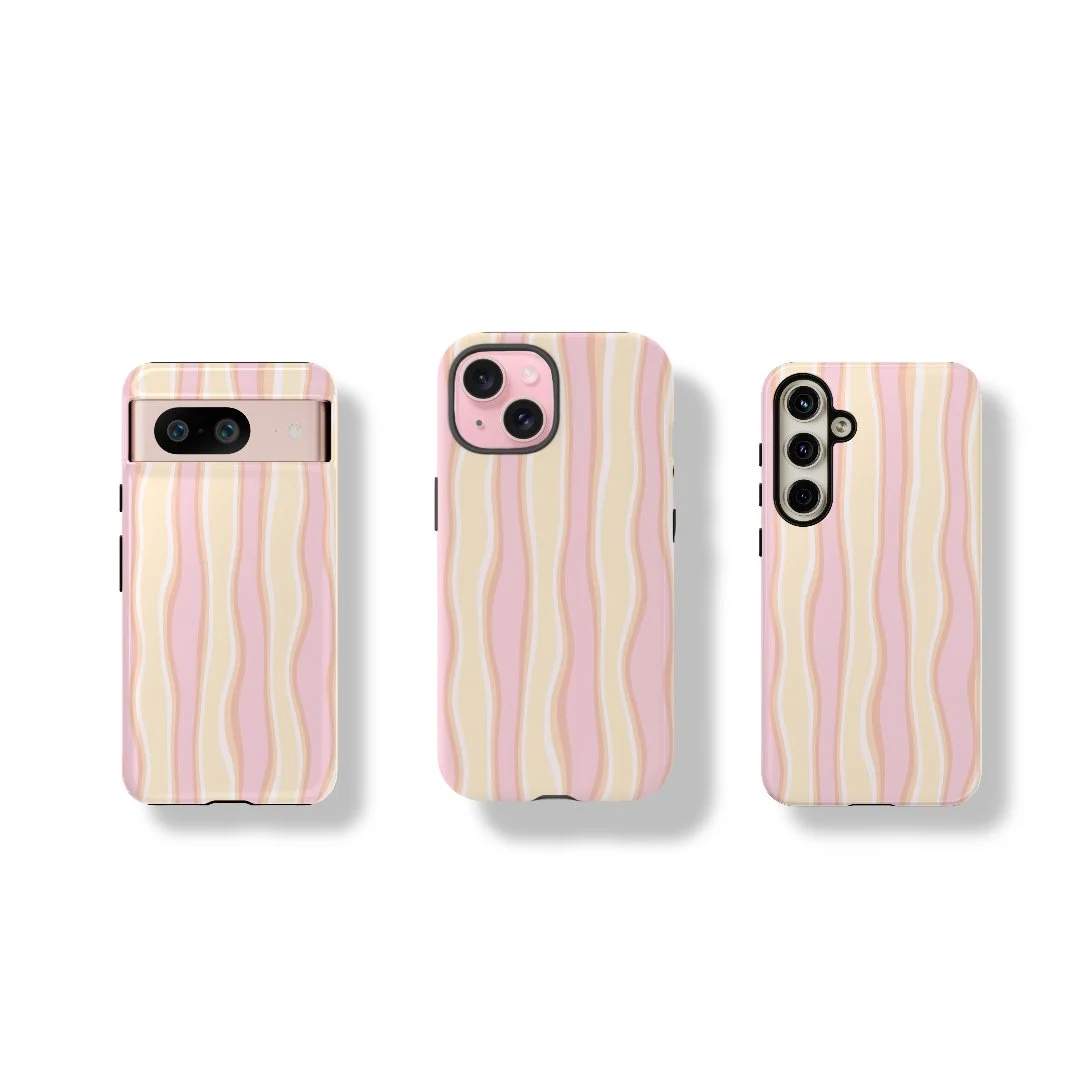 Buttercream Waves | Tough Phone Case
