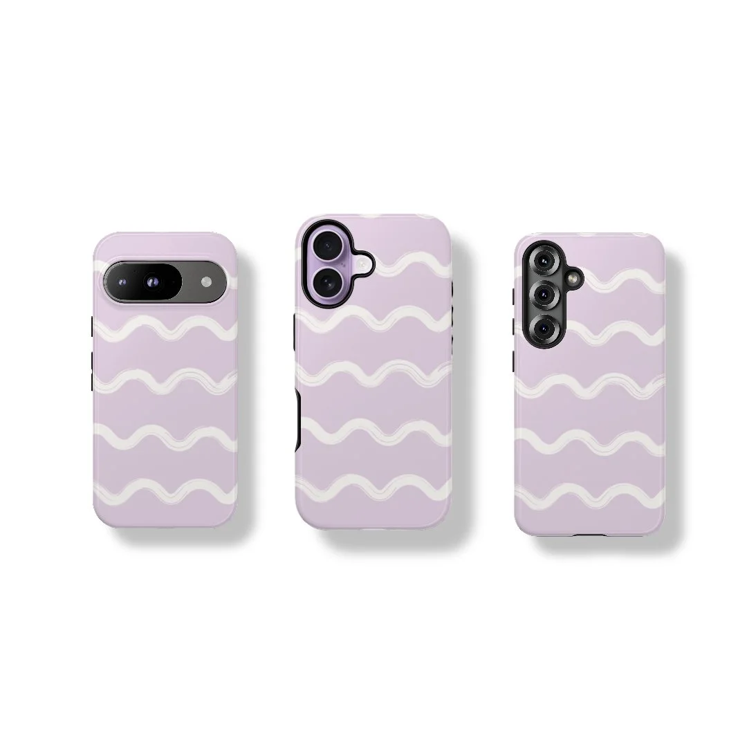 Violet Waves | Tough Phone Case