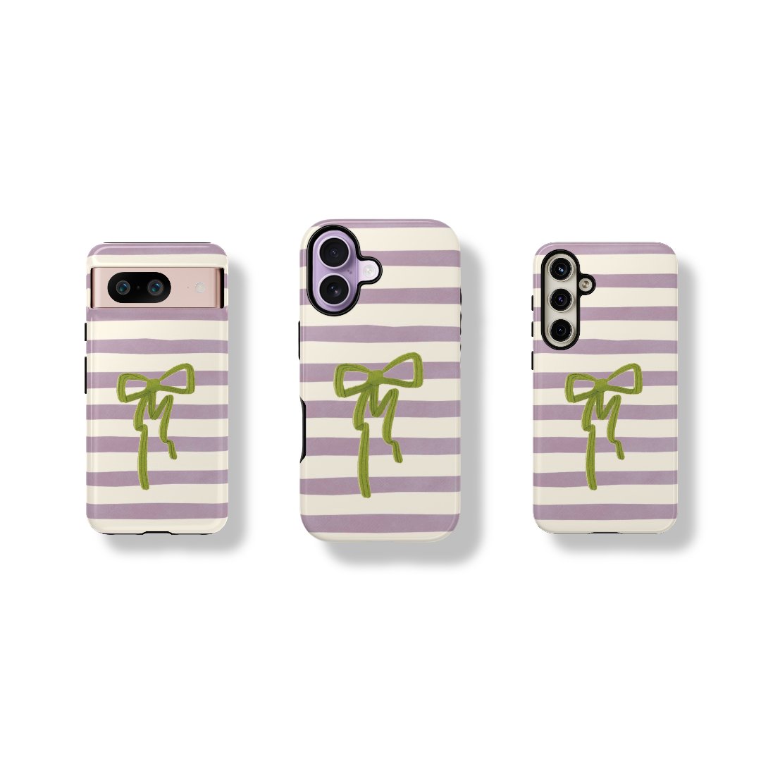 Violet Stripes | Tough Phone Case