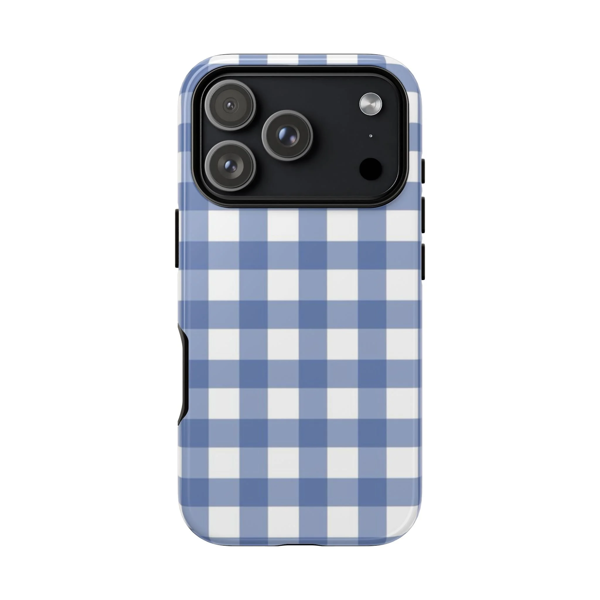 Powder Blue Gingham | Tough Phone Case