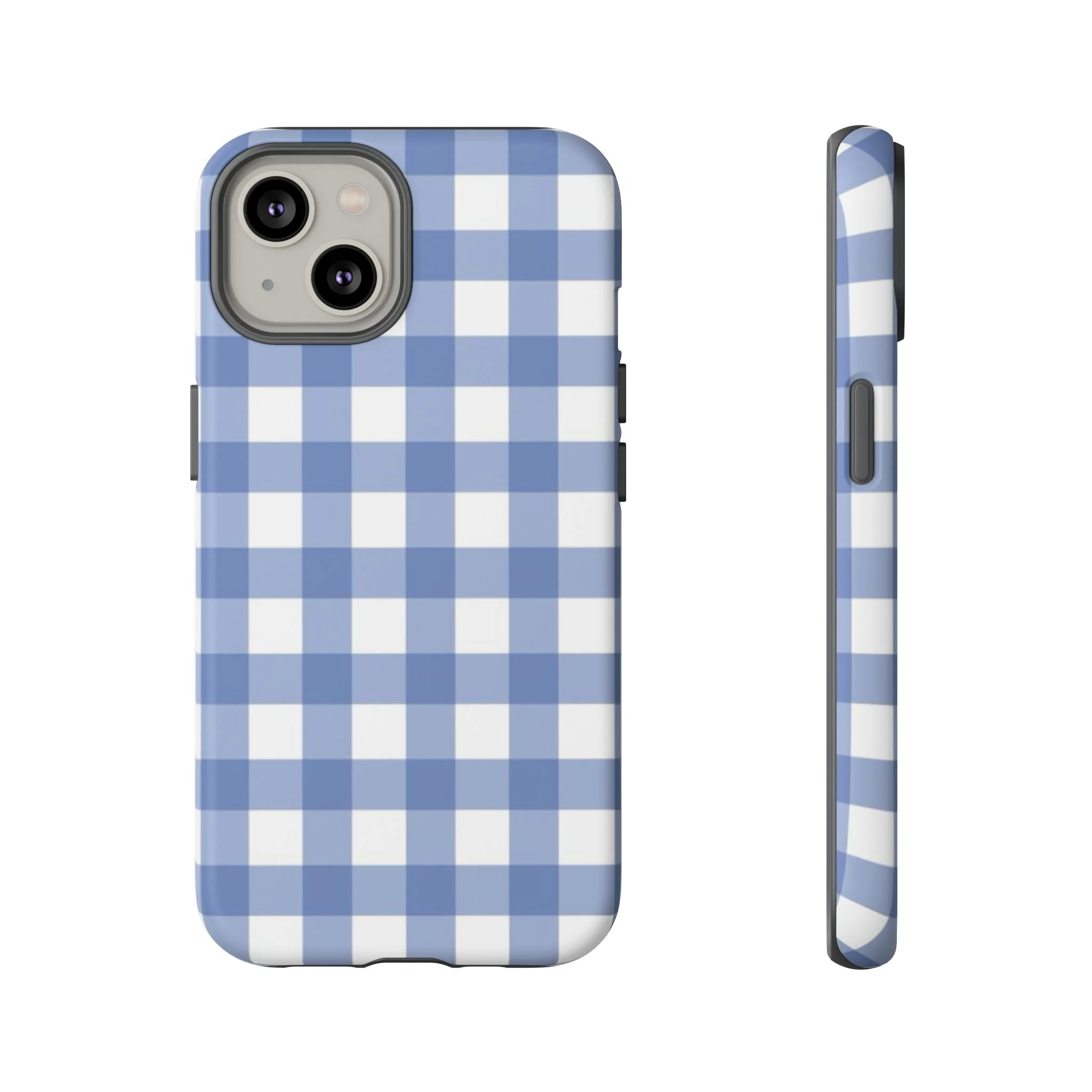 Powder Blue Gingham | Tough Phone Case