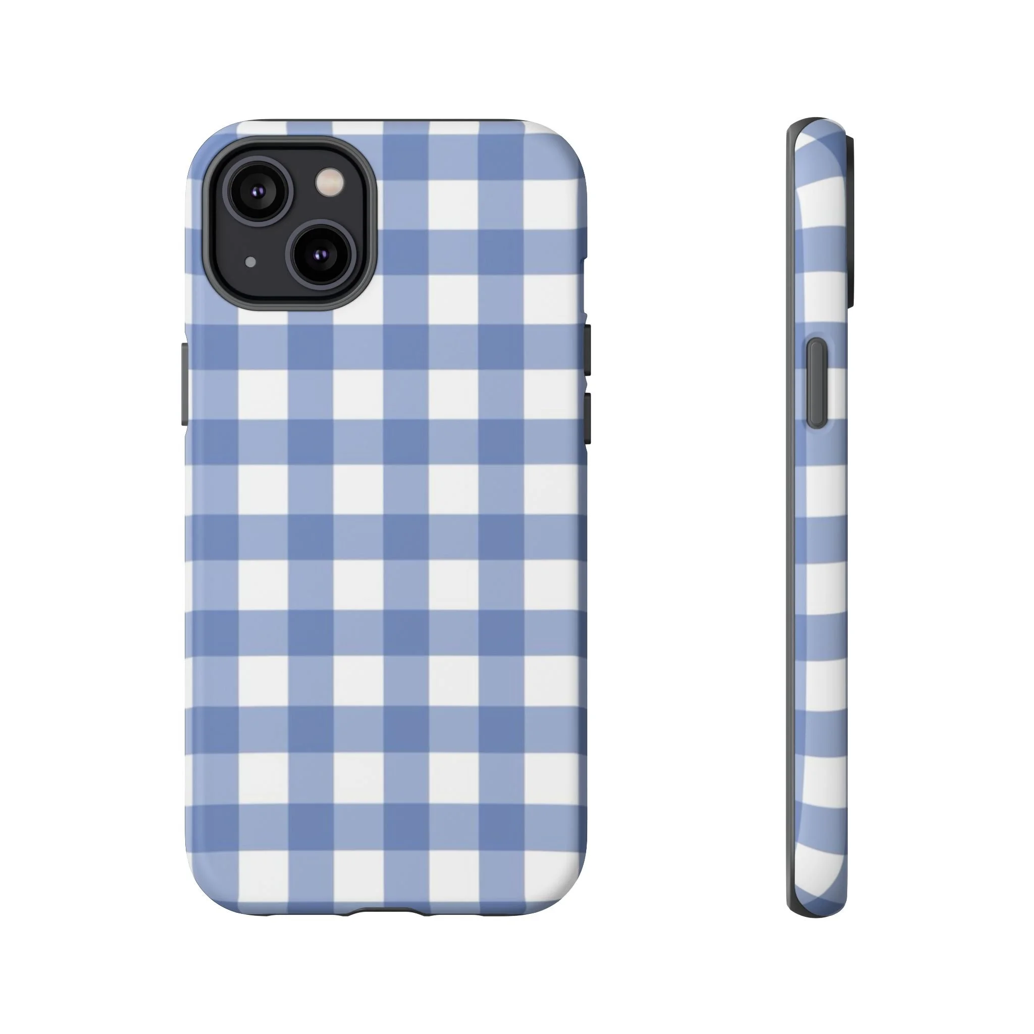Powder Blue Gingham | Tough Phone Case