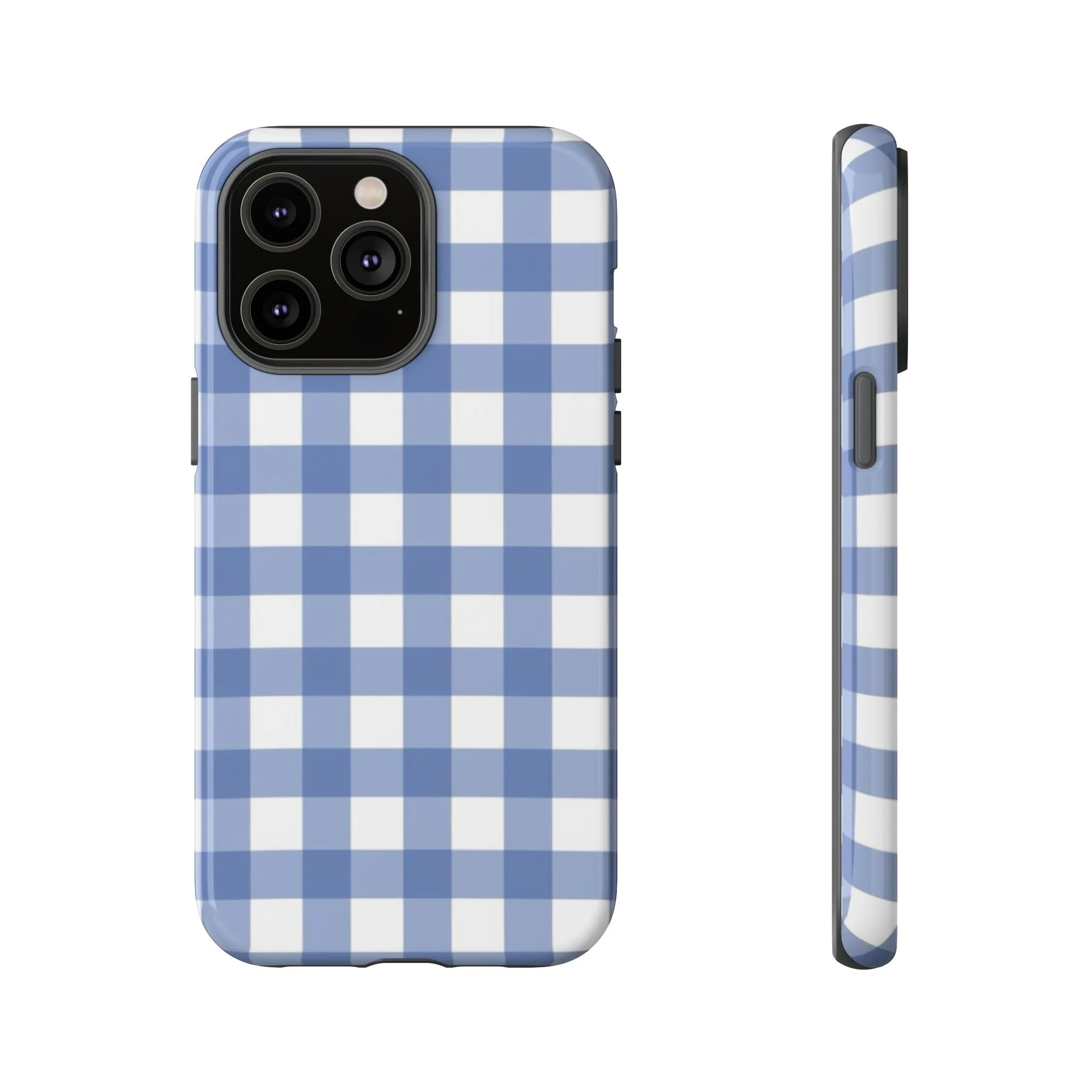 Powder Blue Gingham | Tough Phone Case