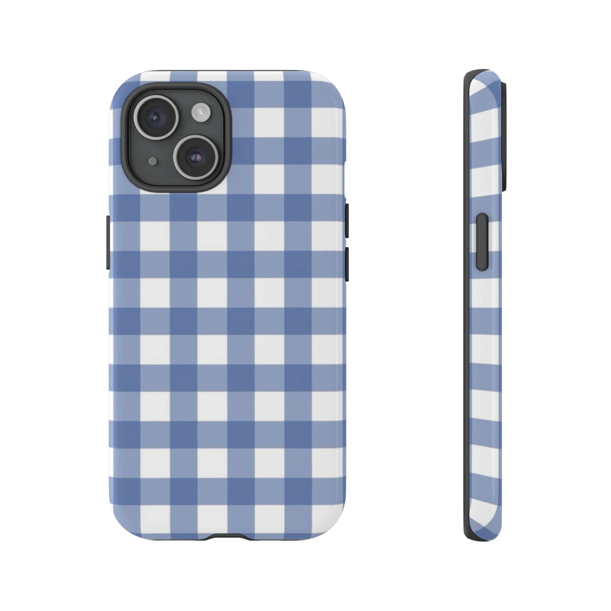 Powder Blue Gingham | Tough Phone Case