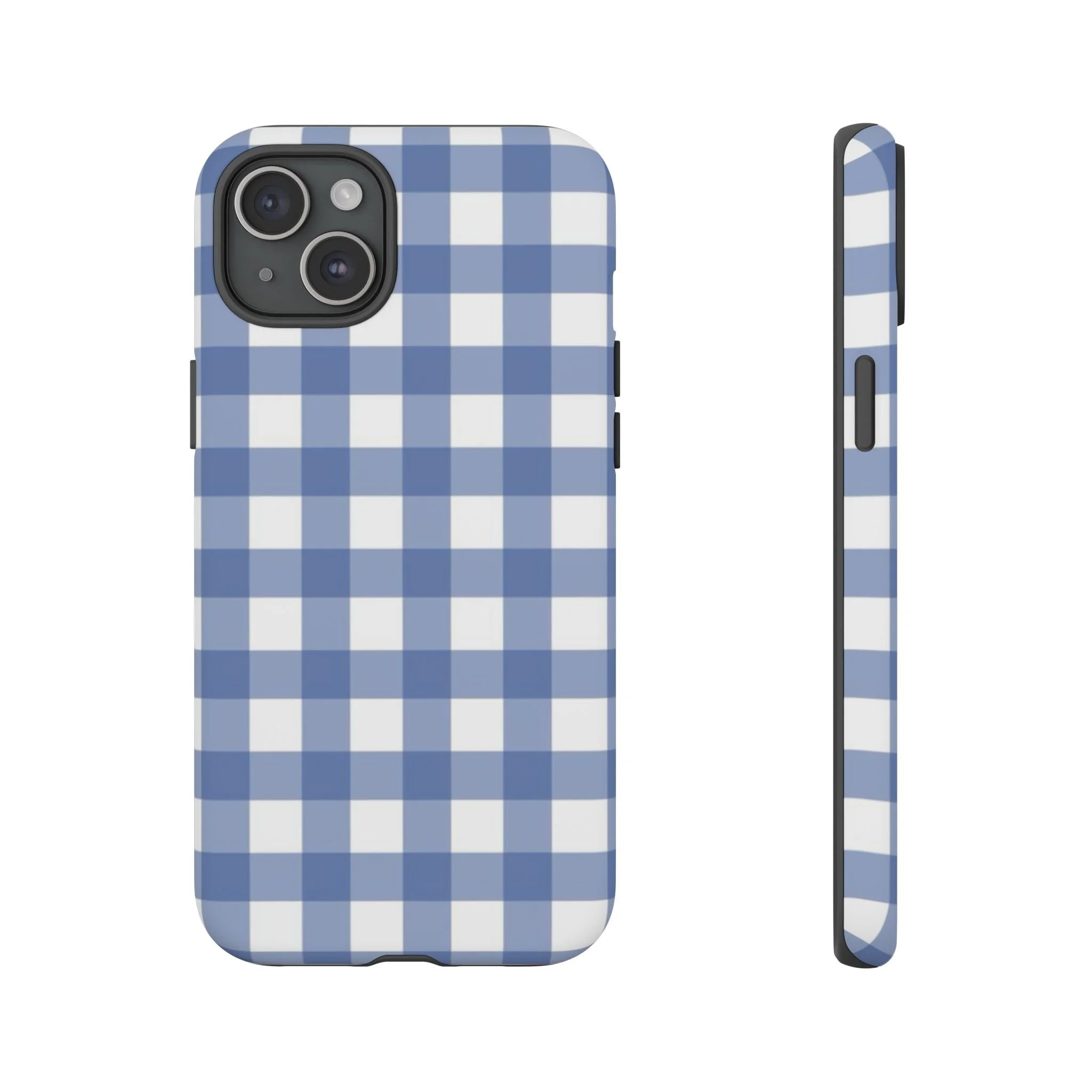 Powder Blue Gingham | Tough Phone Case