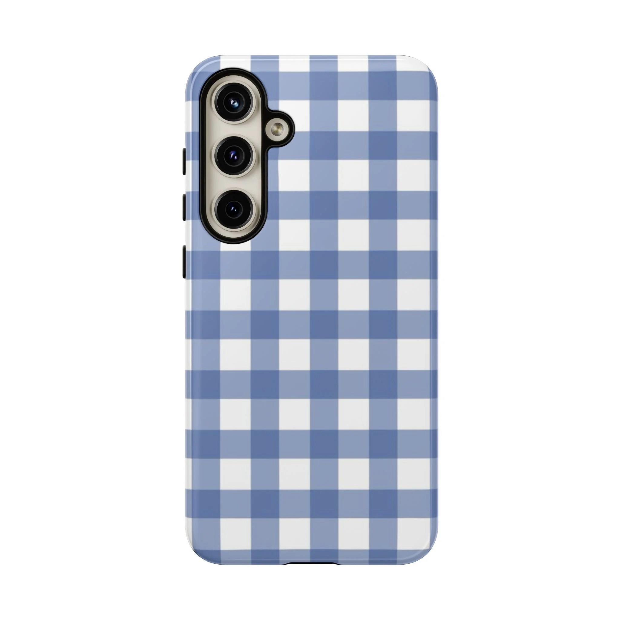 Powder Blue Gingham | Tough Phone Case