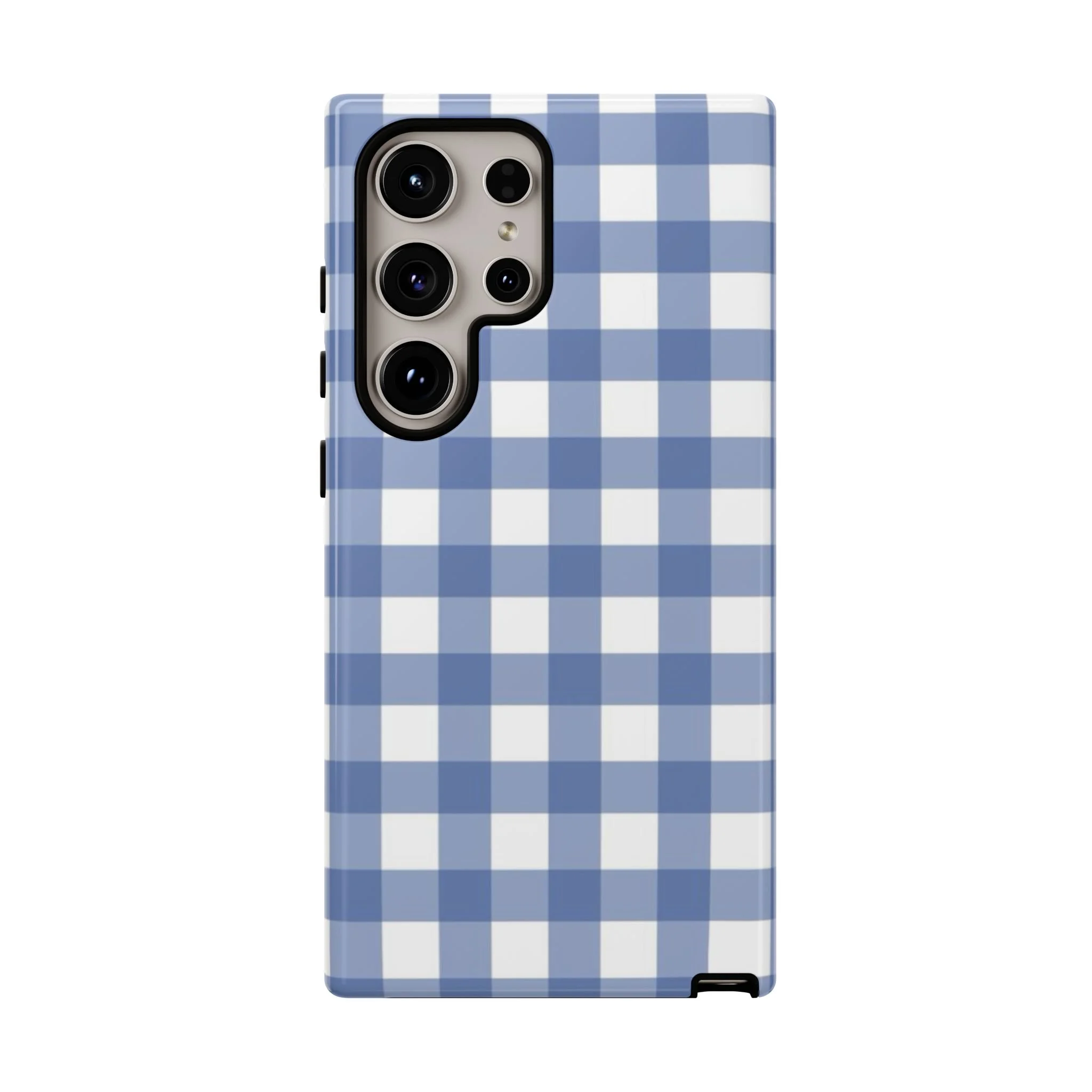 Powder Blue Gingham | Tough Phone Case