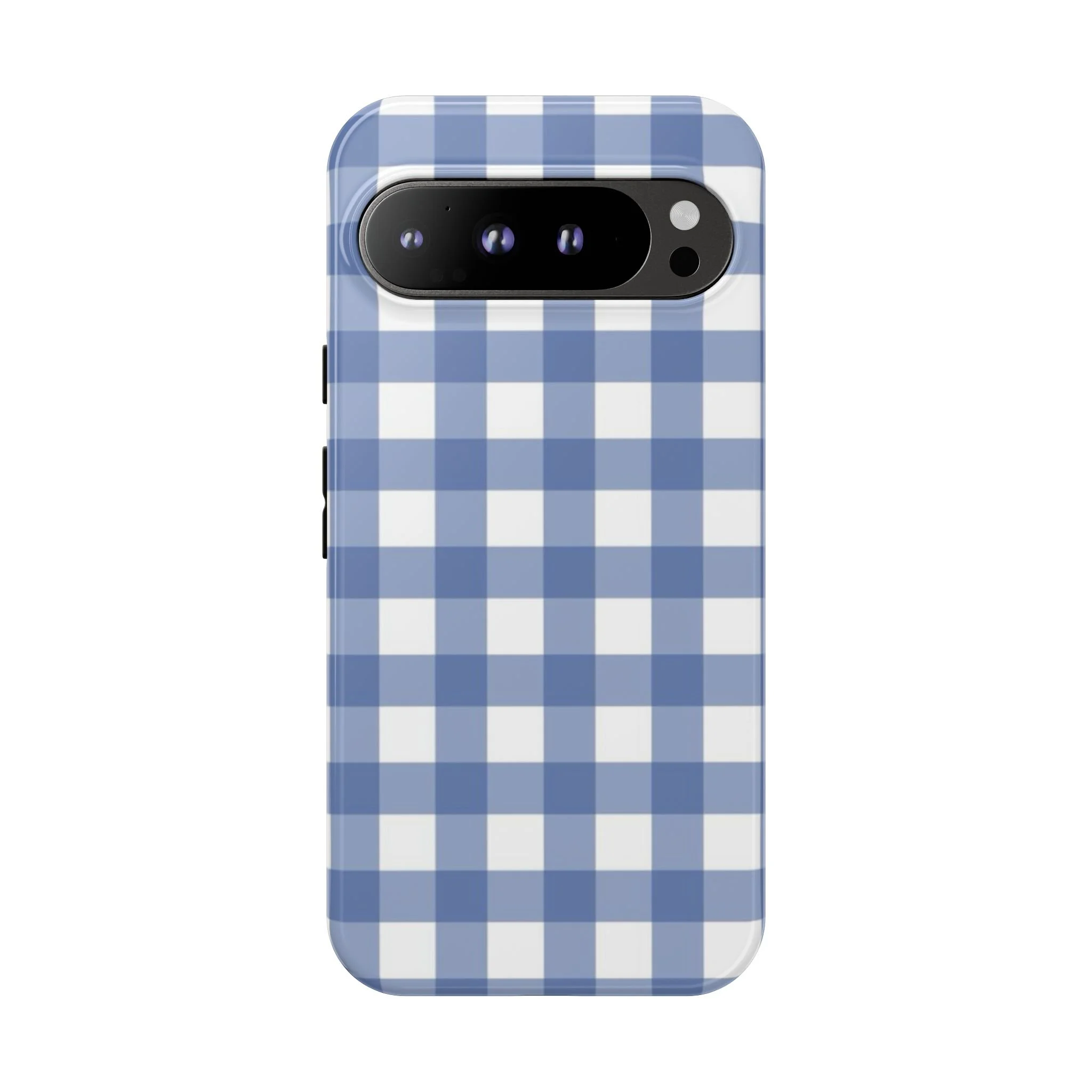 Powder Blue Gingham | Tough Phone Case