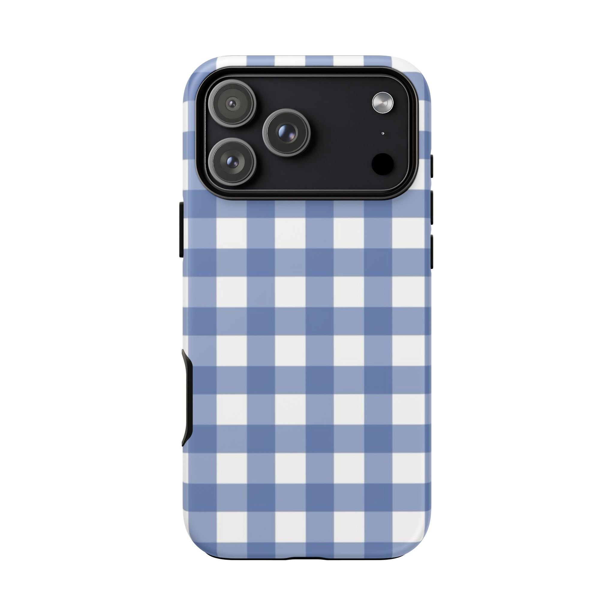 Powder Blue Gingham | Tough Phone Case
