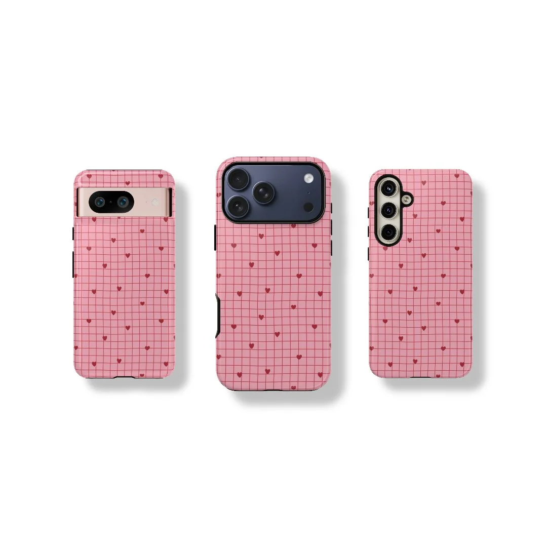Kissed In Pink | Tough Phone Case