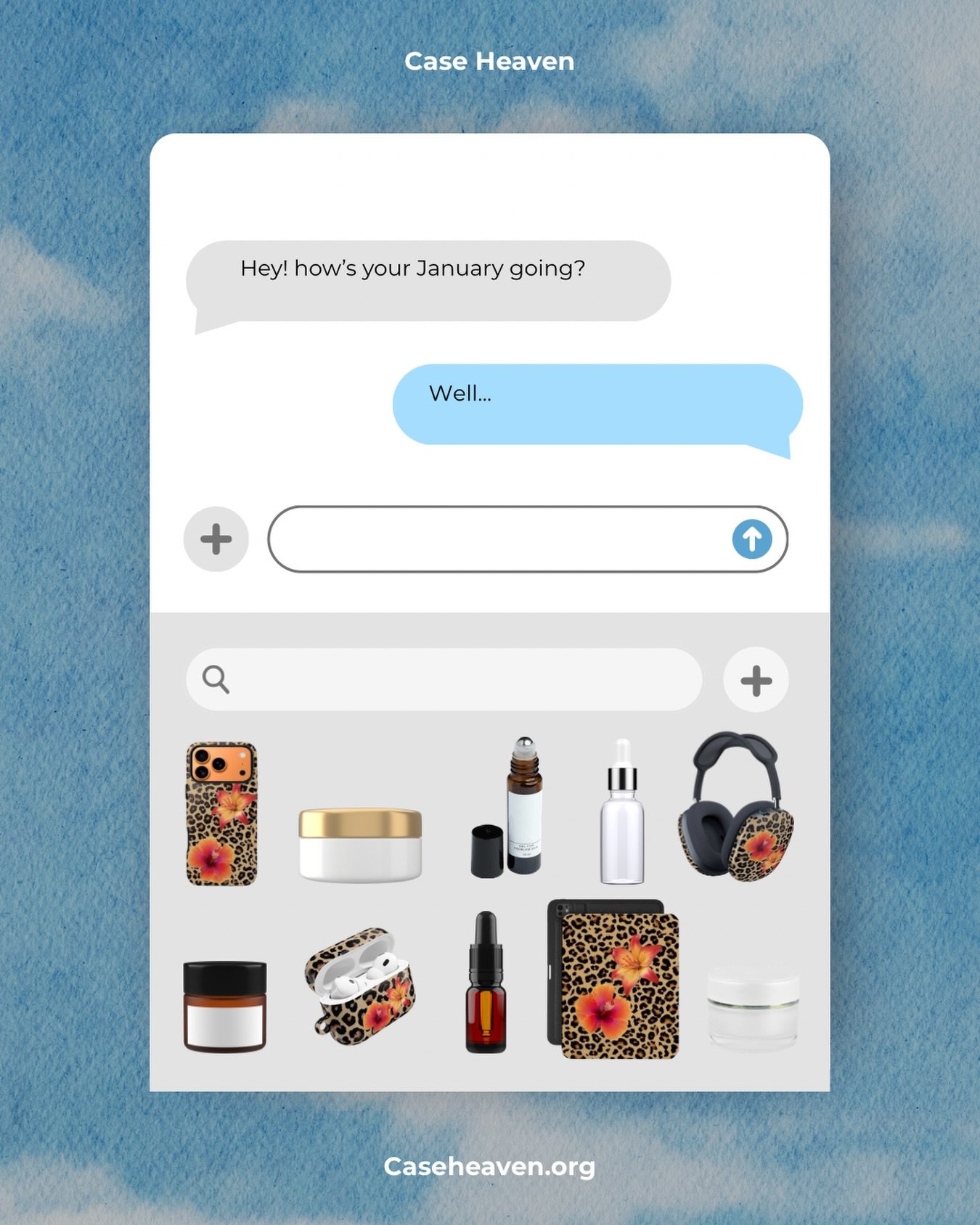 My tropical cheetah print collection is giving me LIFE 😍⭐️! Shop now at caseheaven.org 📍 and level up your phone game! #caseheaven #phonecases #fashionable