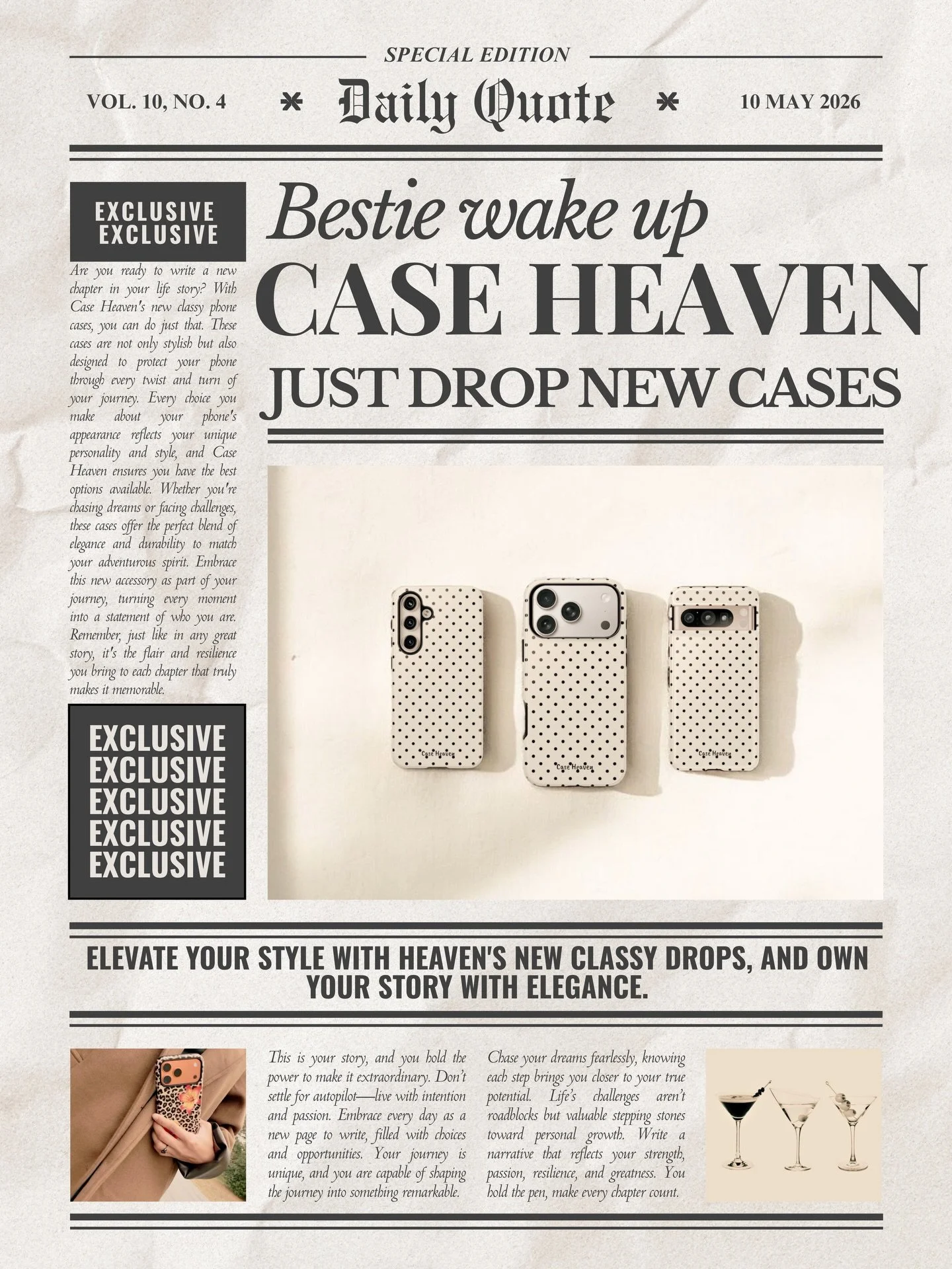 Have you heard??
Case Heaven has new cases 😍😍

#caseheavencases #fyp #phonecases #trendy #classy