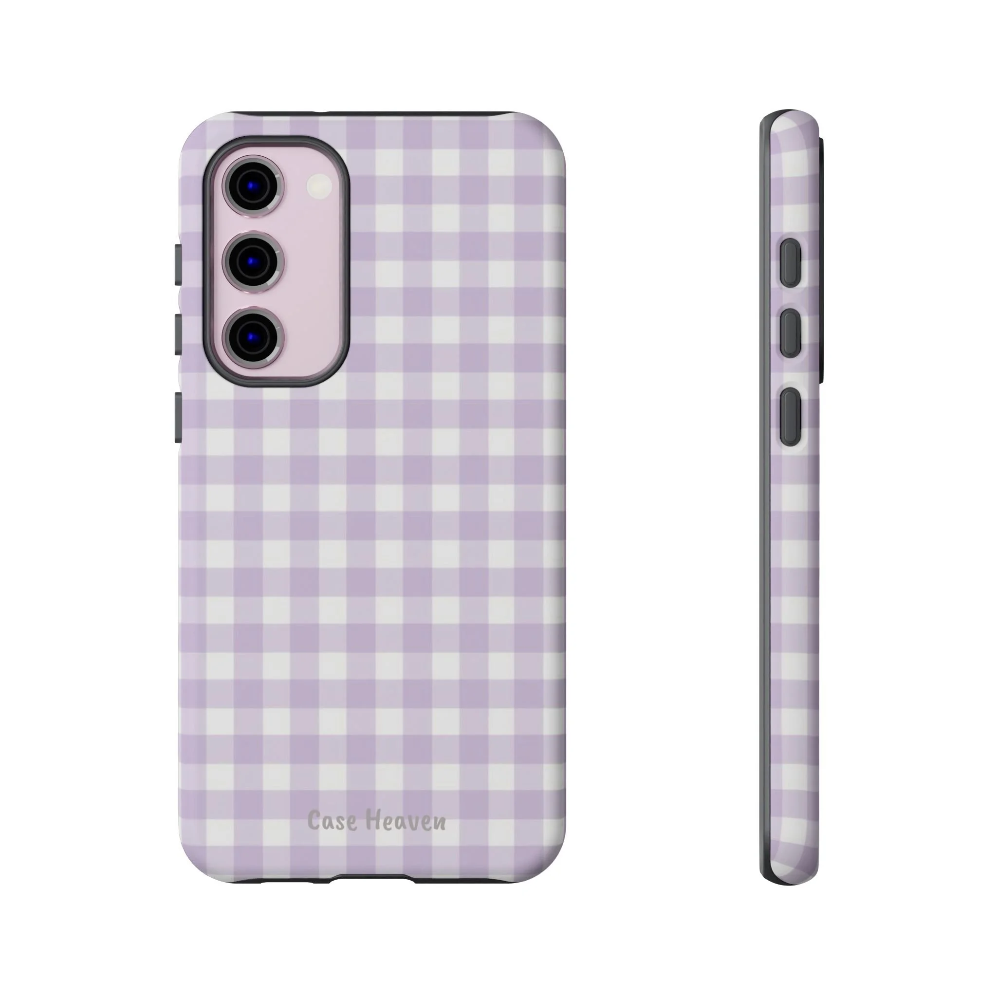 Lilac Gingham | Tough Phone Case