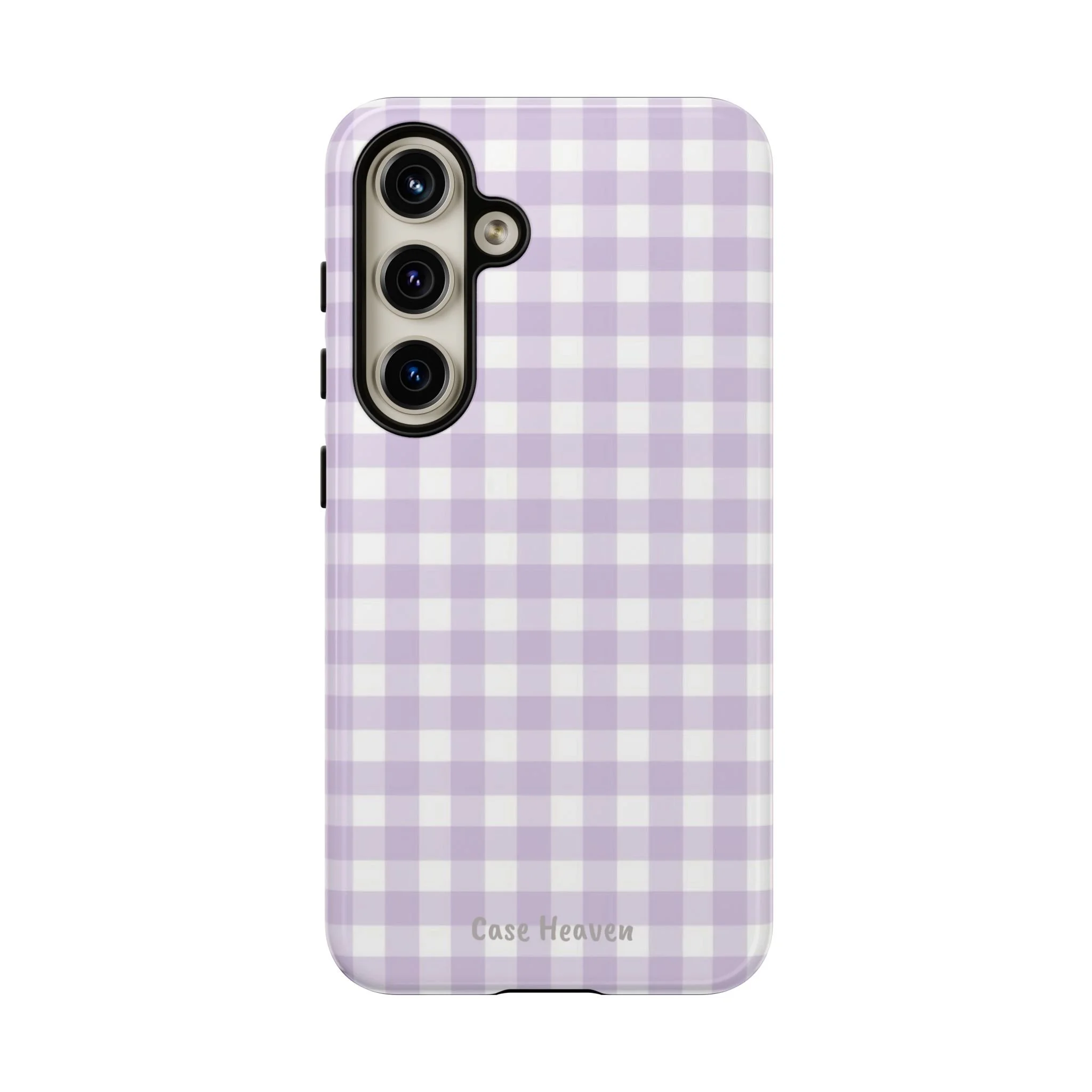 Lilac Gingham | Tough Phone Case