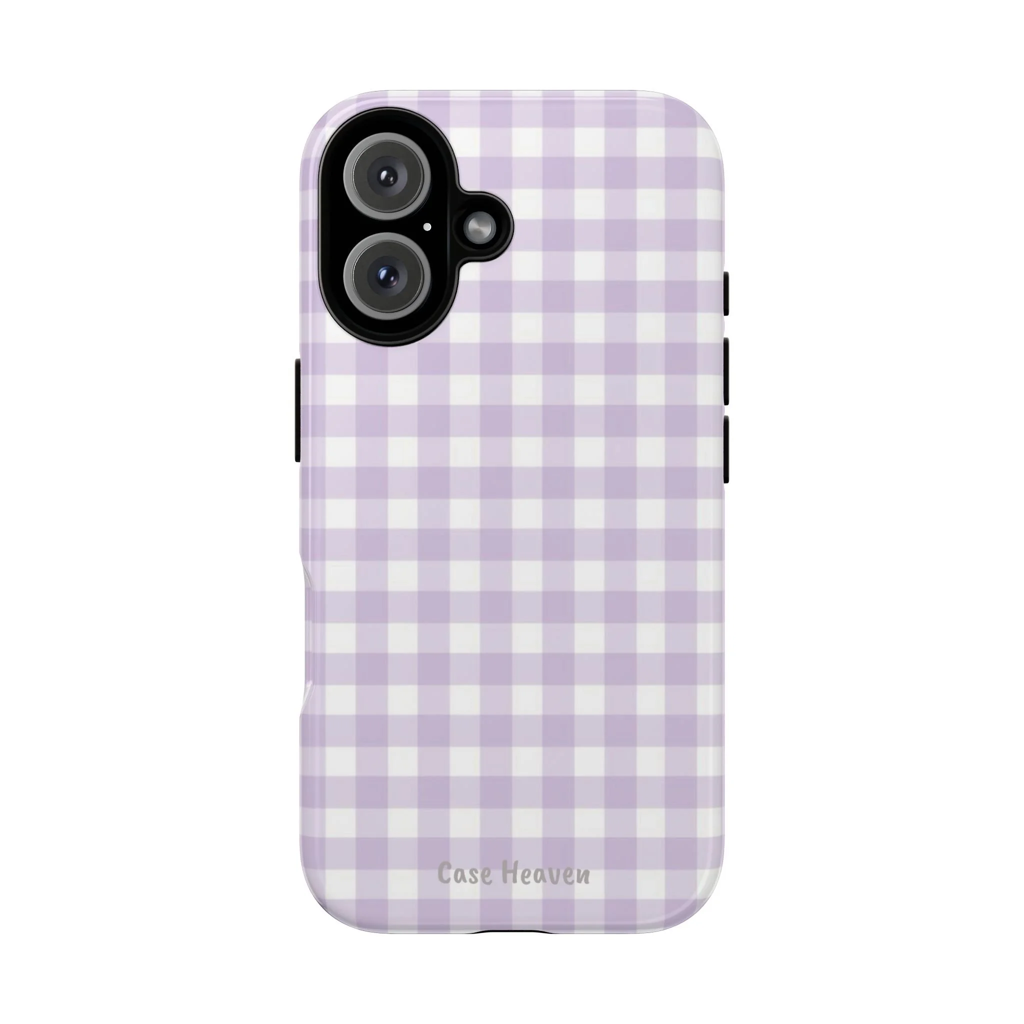 Lilac Gingham | Tough Phone Case