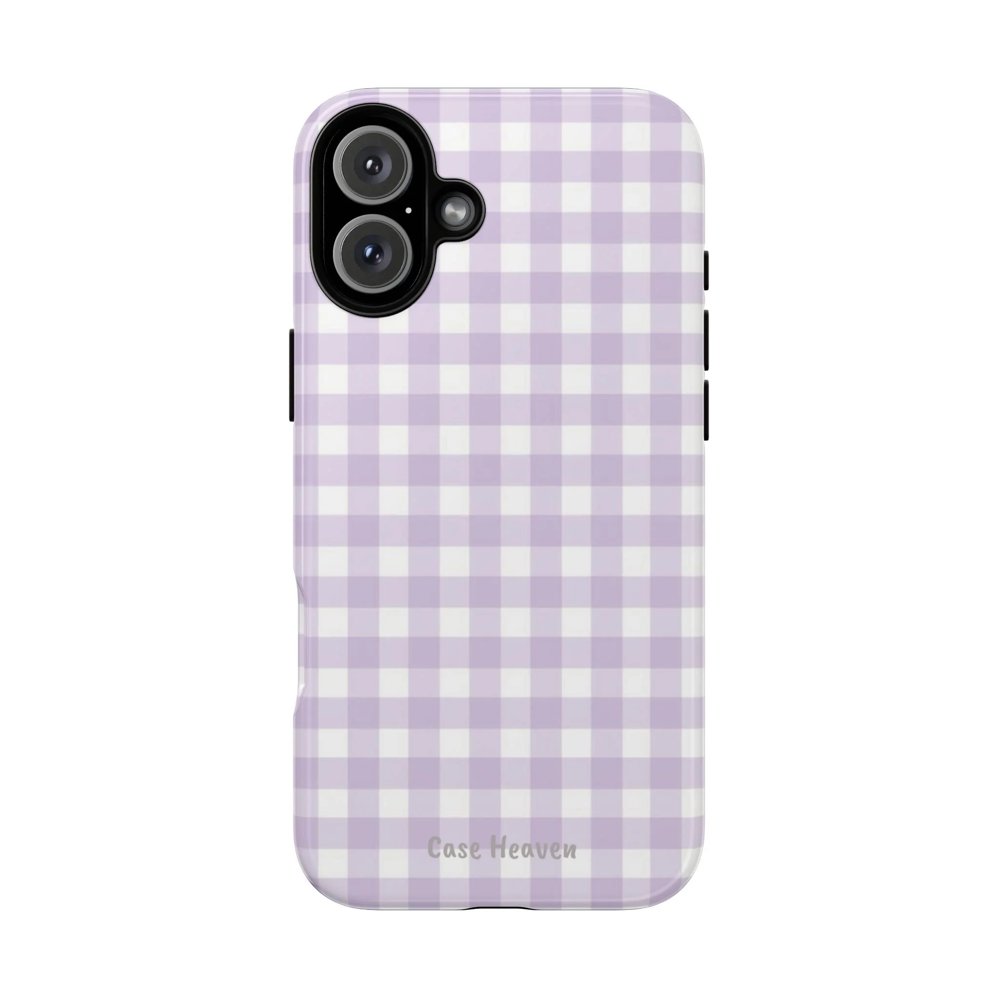 Lilac Gingham | Tough Phone Case