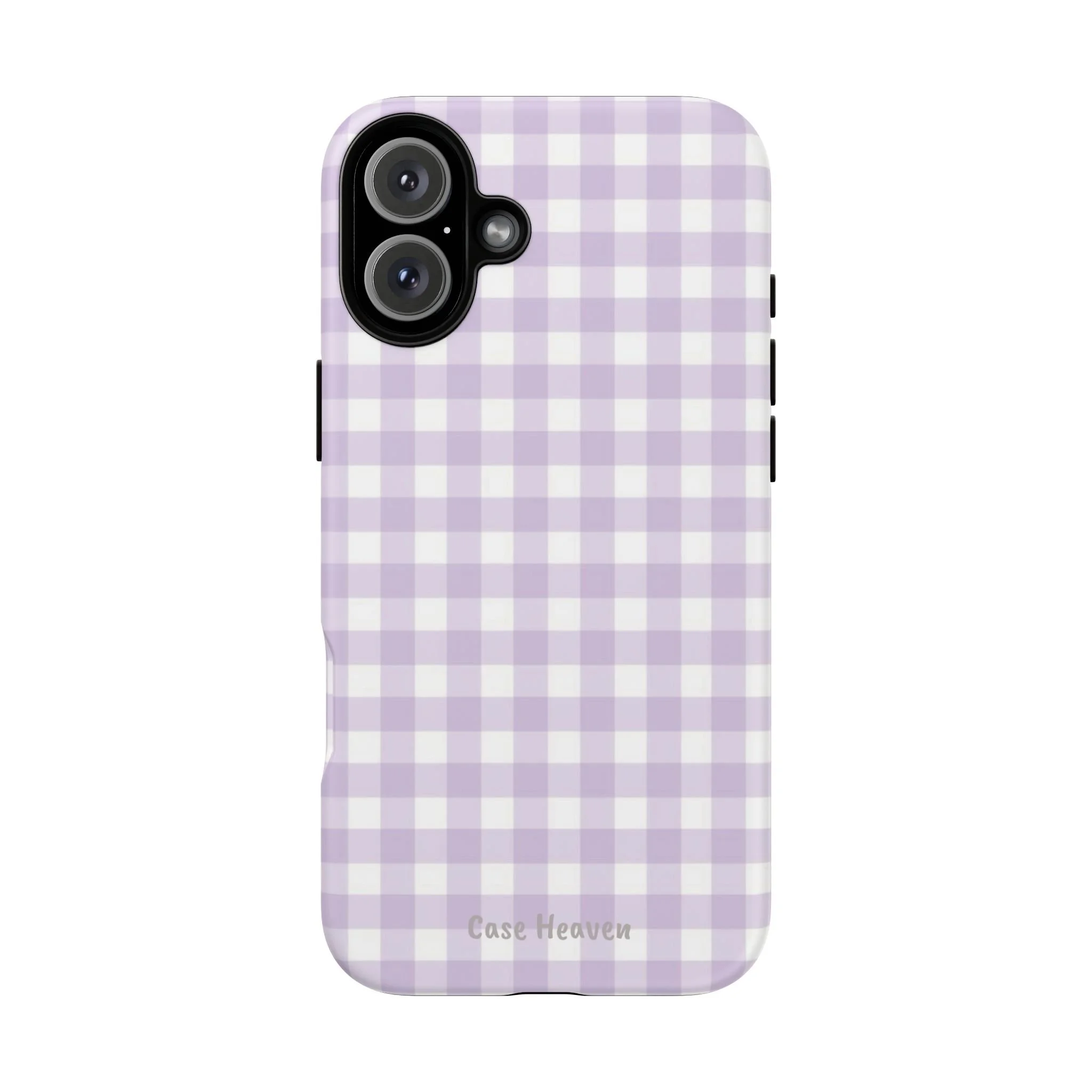 Lilac Gingham | Tough Phone Case