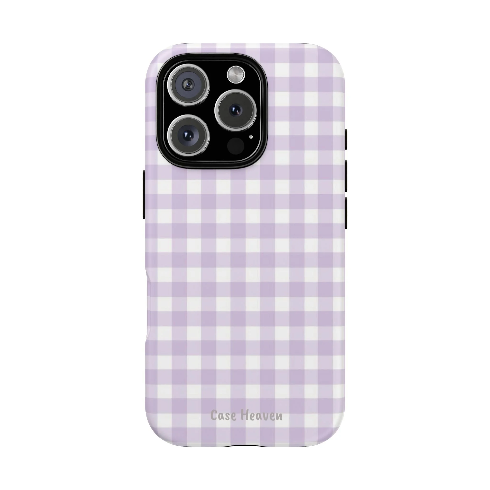 Lilac Gingham | Tough Phone Case