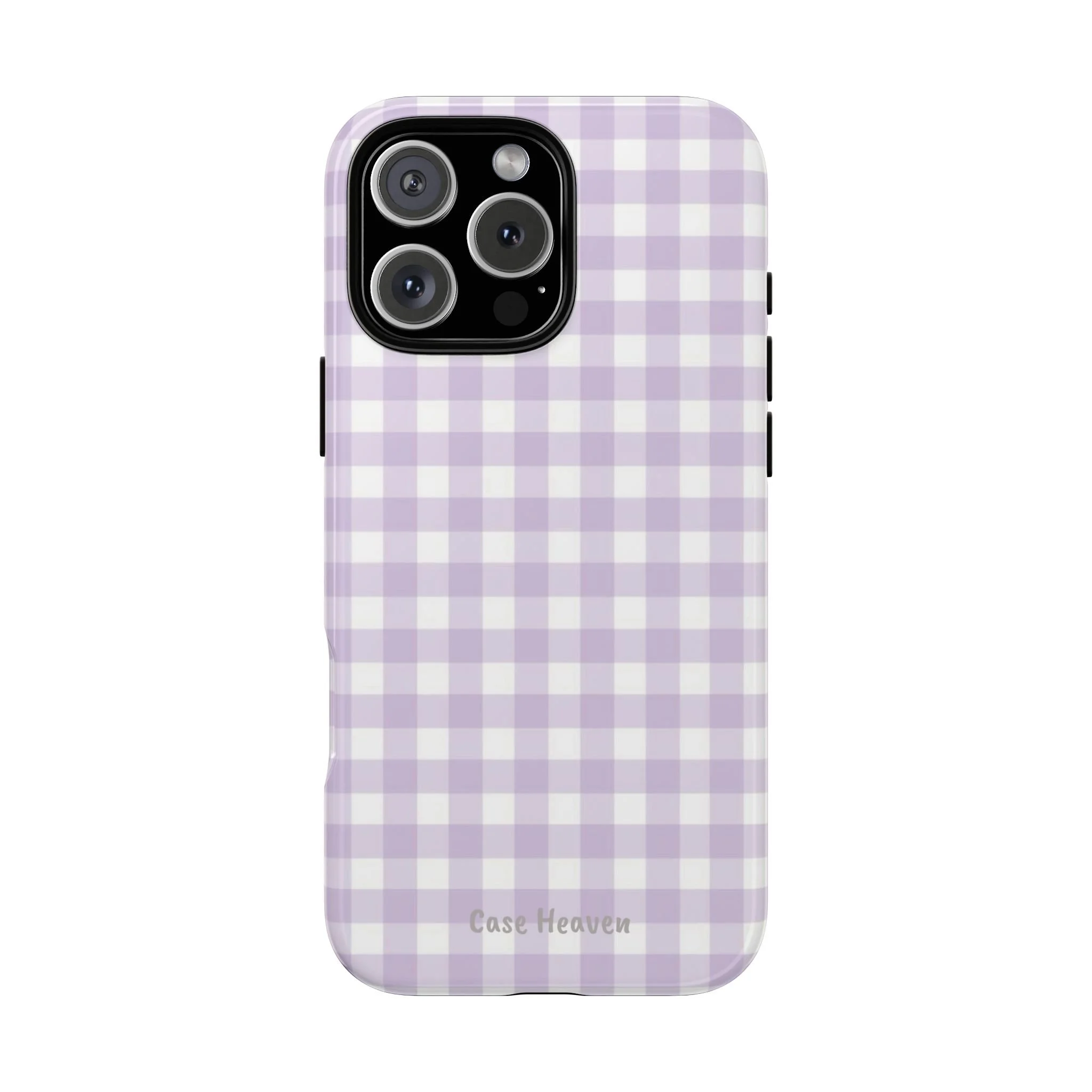 Lilac Gingham | Tough Phone Case
