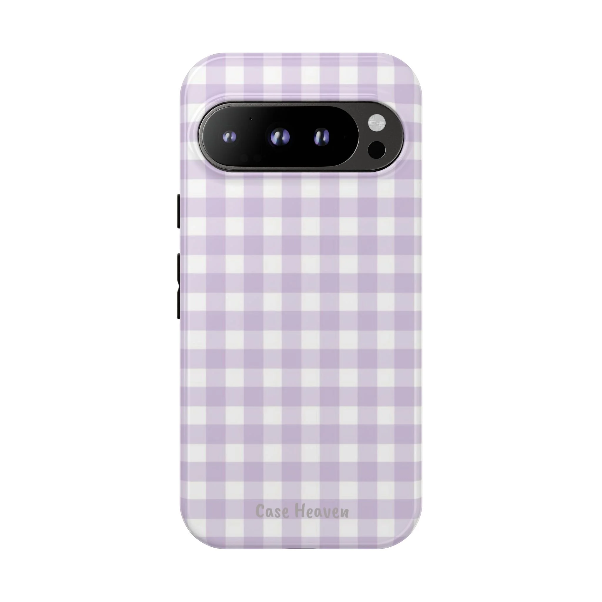Lilac Gingham | Tough Phone Case