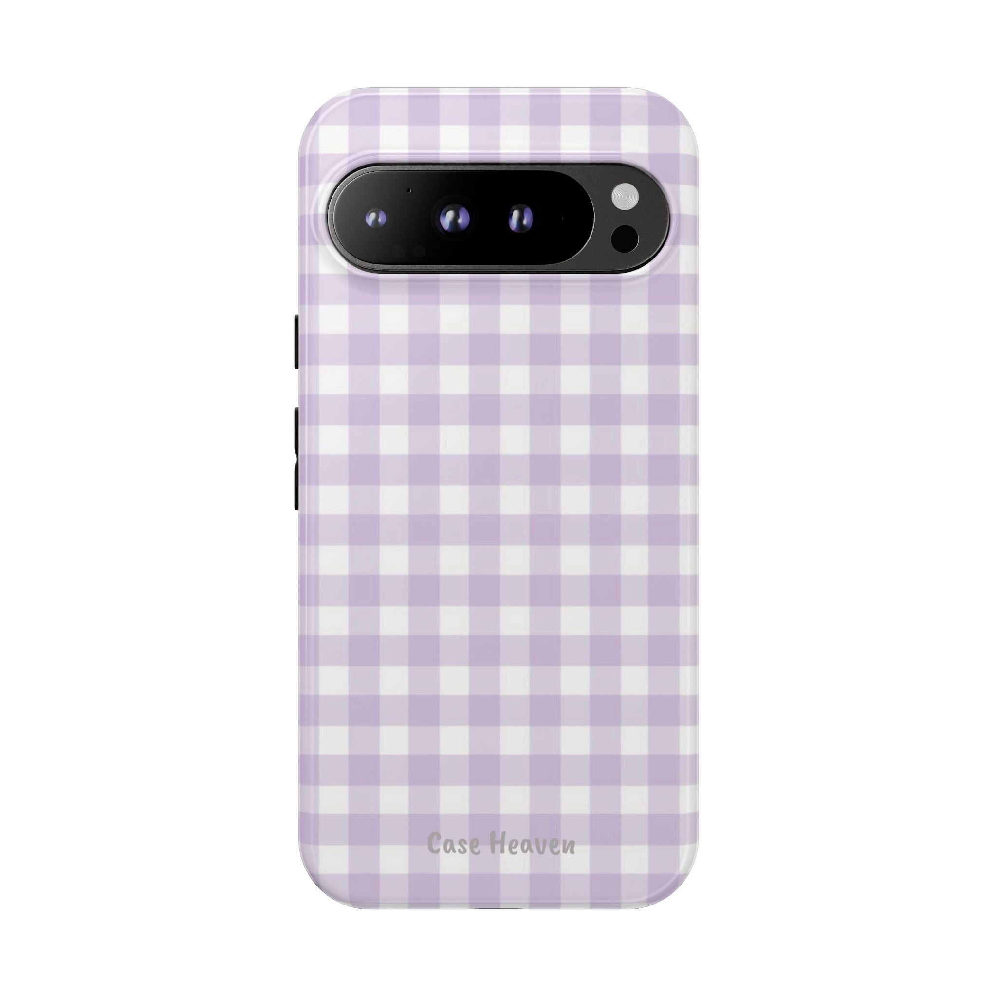 Lilac Gingham | Tough Phone Case
