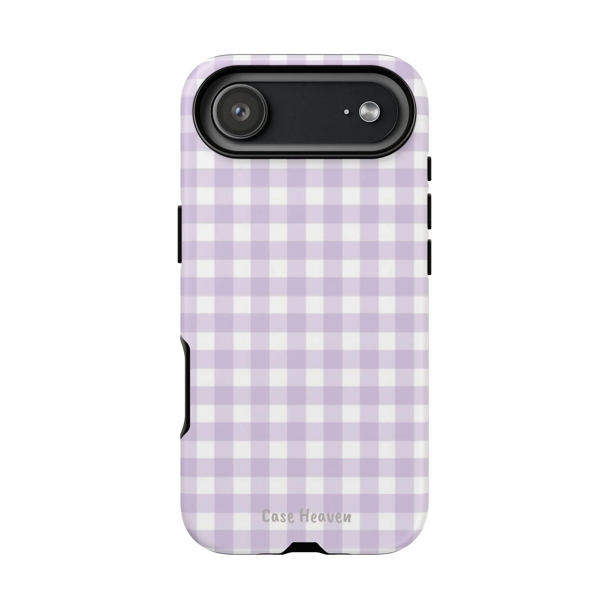 Lilac Gingham | Tough Phone Case